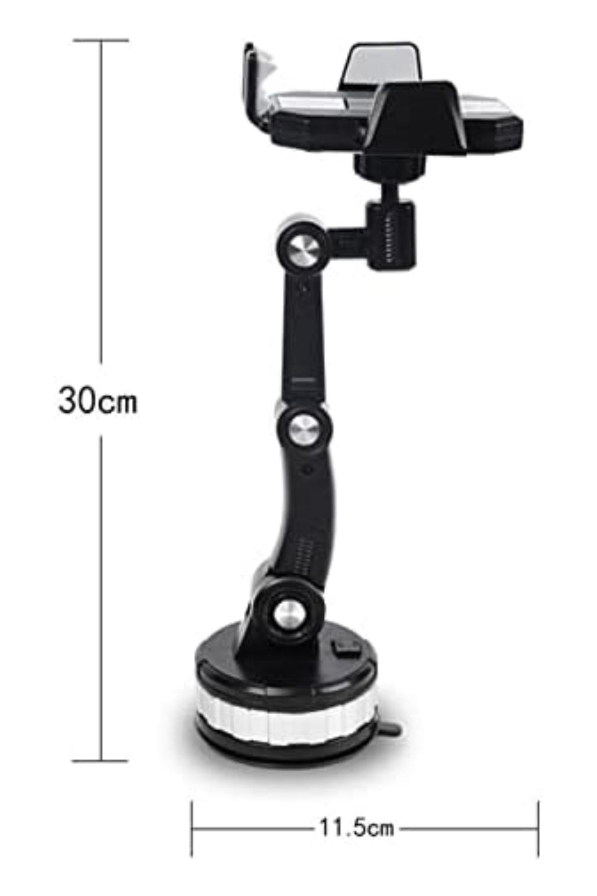 TBL Dekor® Jel Vantuzlu Cama Takılabilen Güçlü 360 Derece Dönebilen Ayarlanabilir Araç Içi Vantuzlu Telefon Tutucu