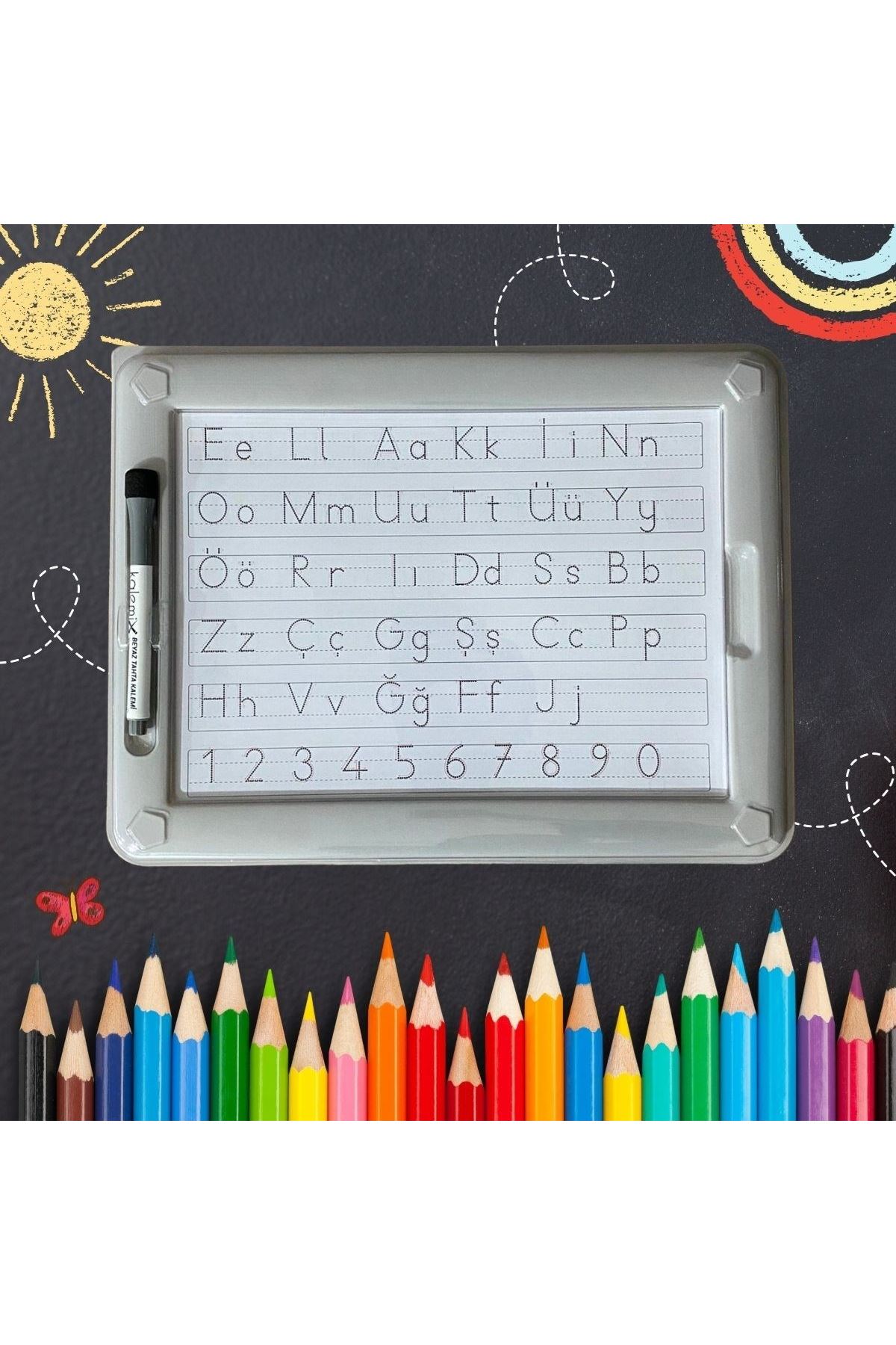 TBL Dekor 32 Farklı Etkinlikli Kalem ve Silgi Hediyeli Eğitici Sihirli Etkinlik Tahtası