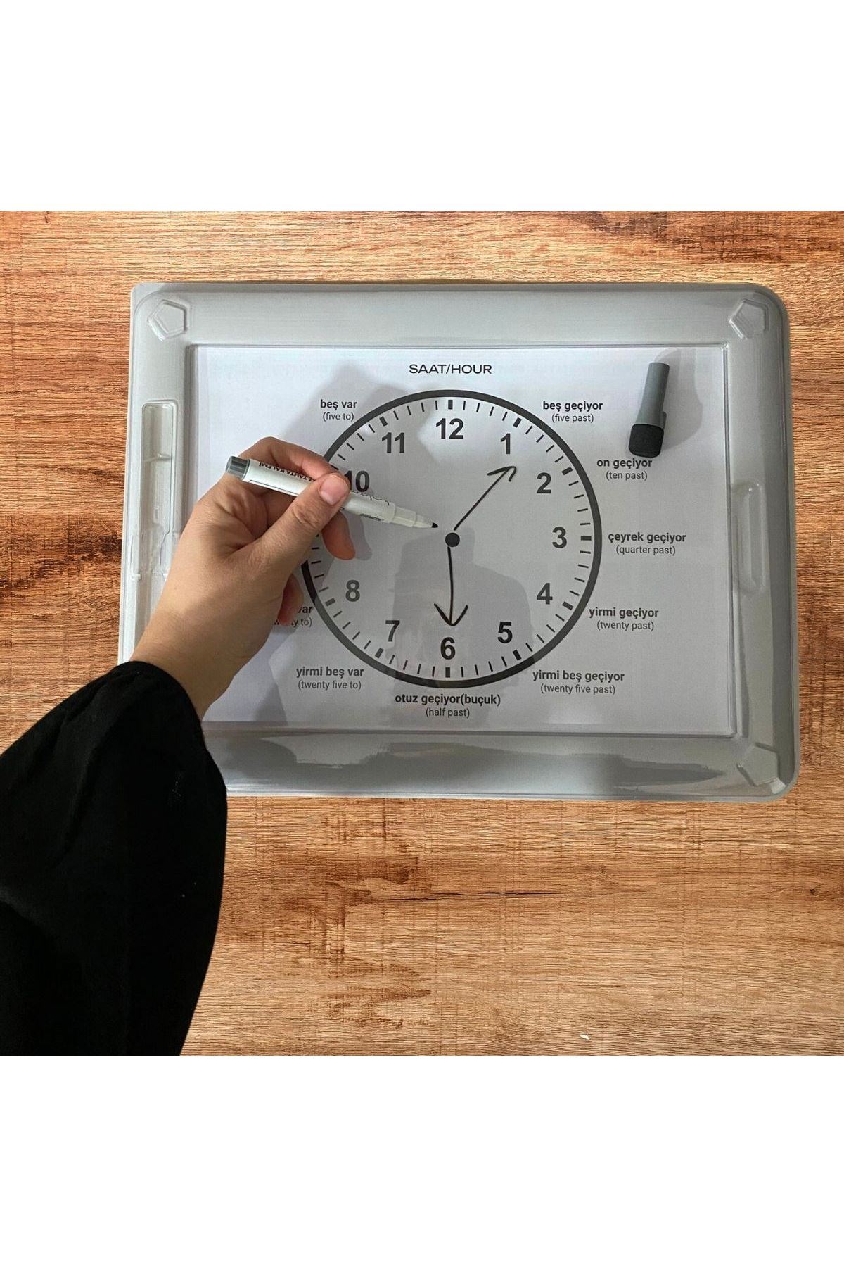 TBL Dekor 32 Farklı Etkinlikli Kalem ve Silgi Hediyeli Eğitici Sihirli Etkinlik Tahtası