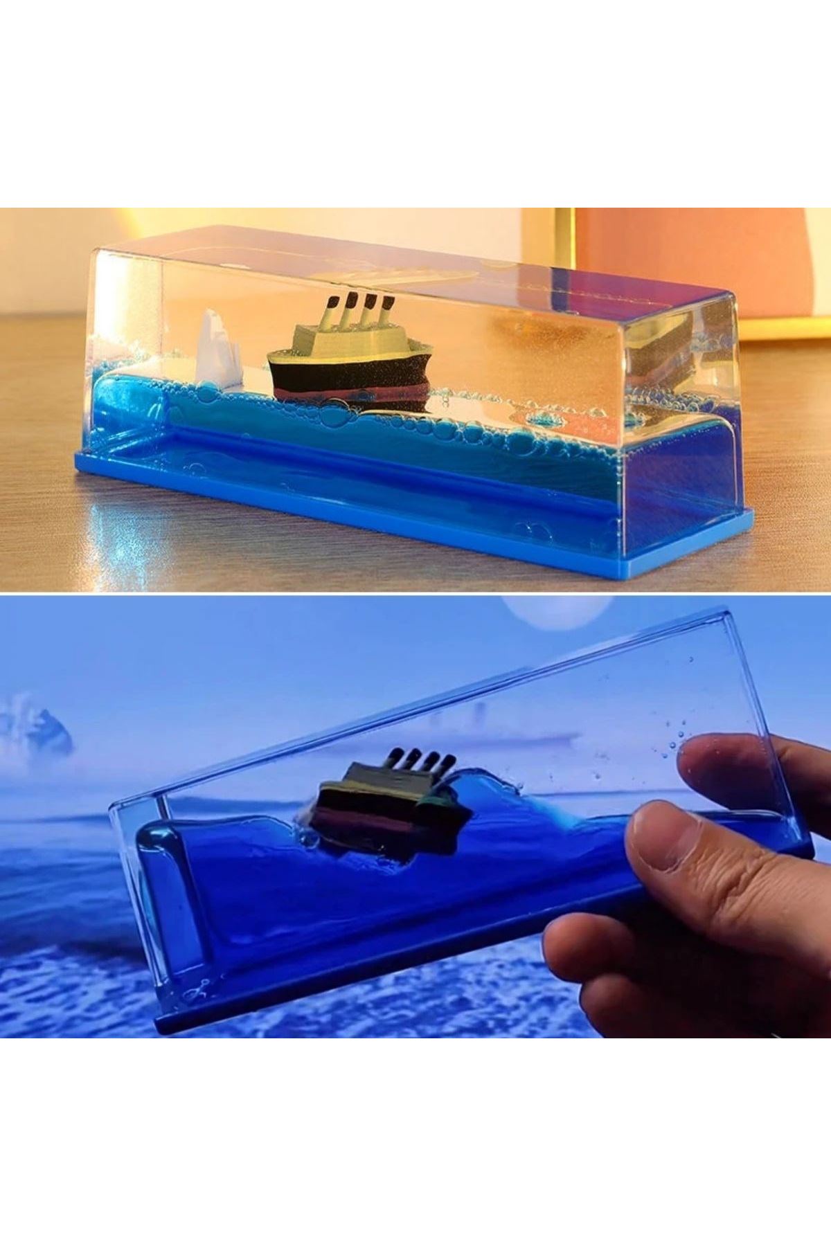 TBL Dekor®  Batmayan Gemi Hediyelik Dekoratif Ev ve Ofis Hediyesi Özel Aşk Gemisi