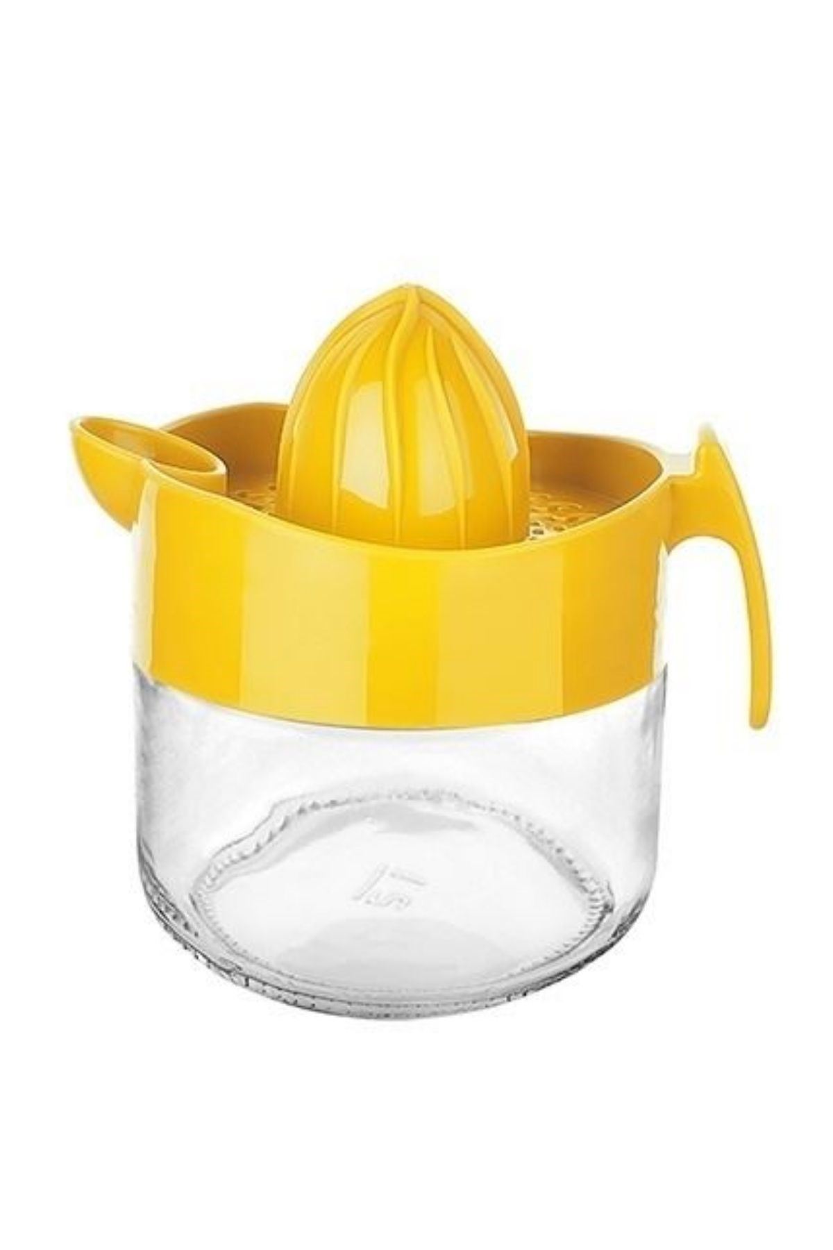 TBL Dekor® 300ml Cam Hazneli Pratik Limon Narenciye Sıkacağı KC-405