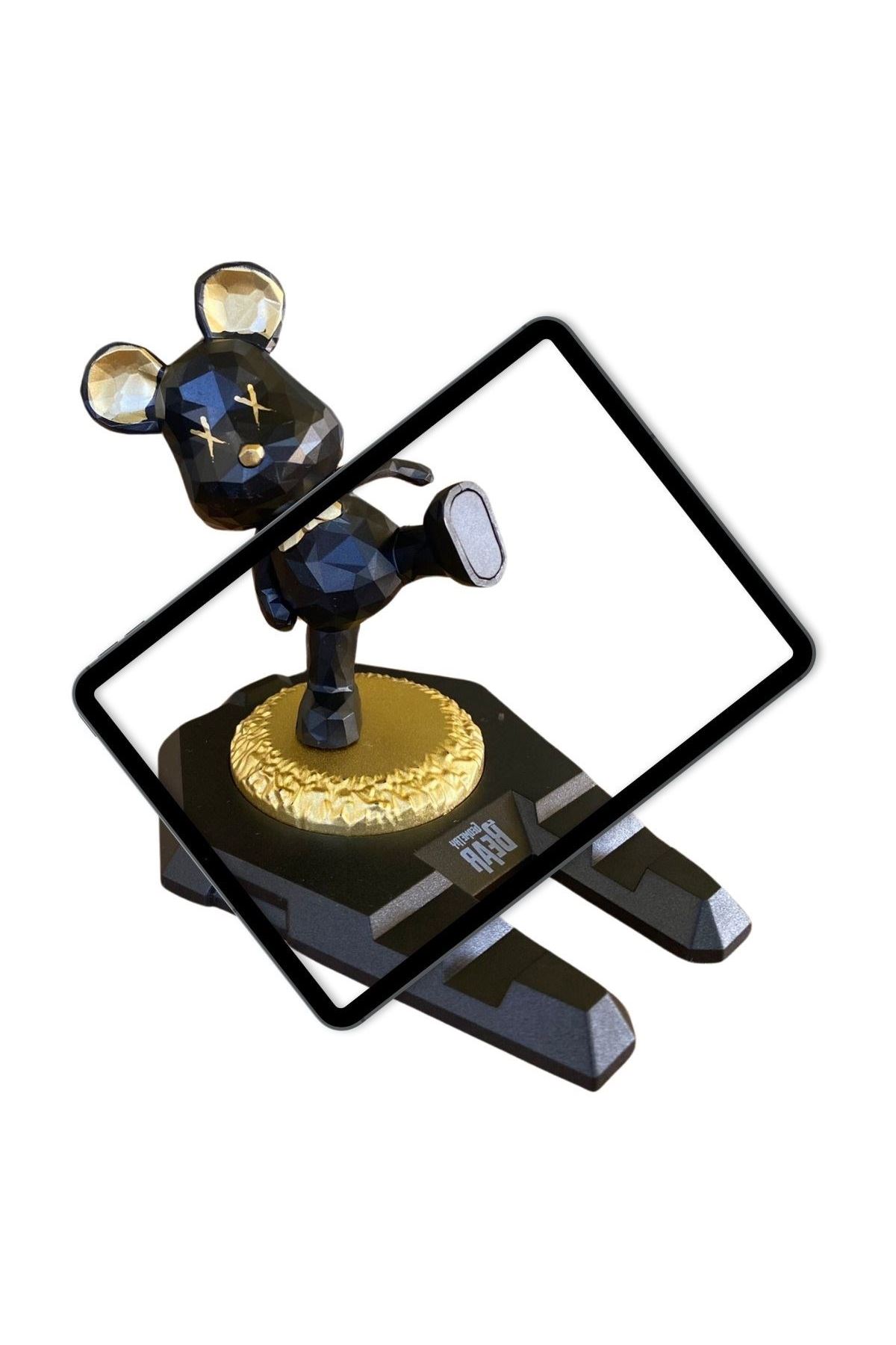 TBL Dekor® Ayıcıklı Telefon ve Tablet Standı Masa Üstü Telefon ve Tablet Tutucu Aparatı