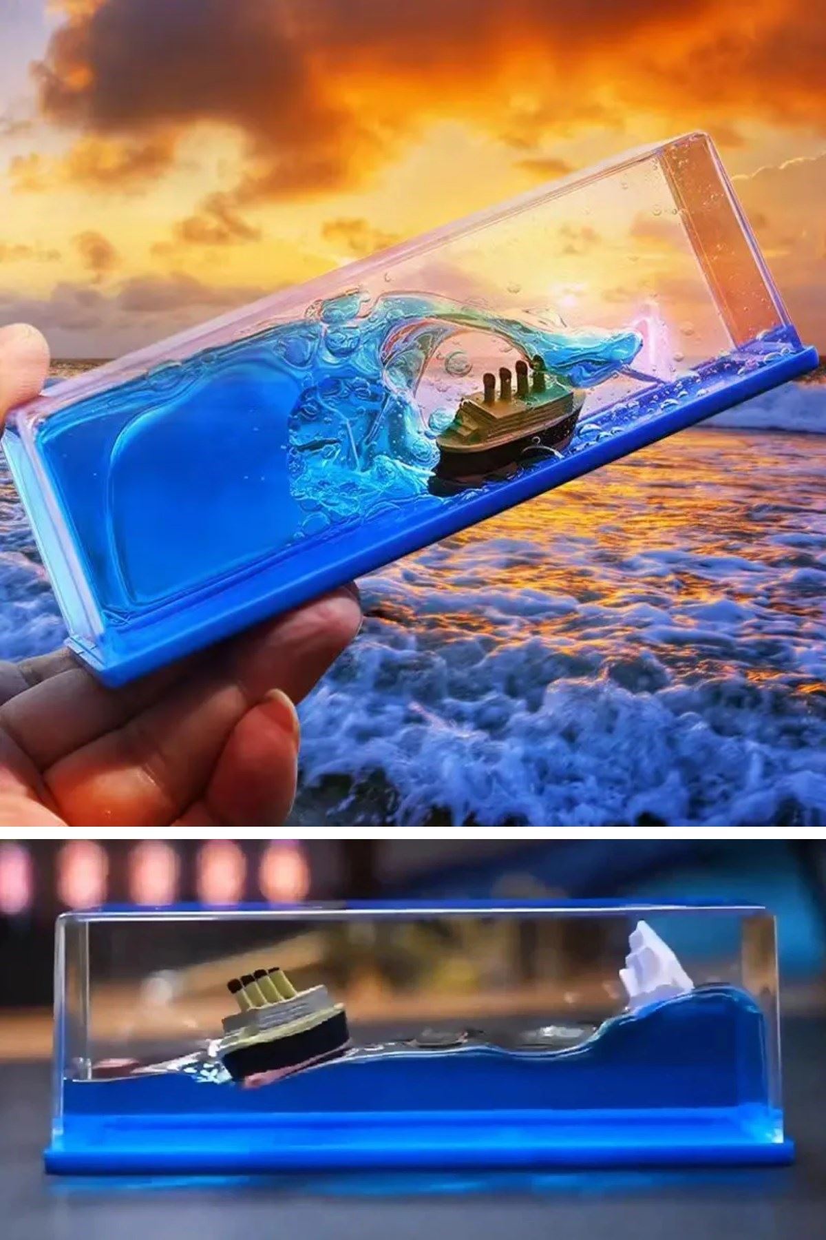 TBL Dekor®  Batmayan Gemi Hediyelik Dekoratif Ev ve Ofis Hediyesi Özel Aşk Gemisi