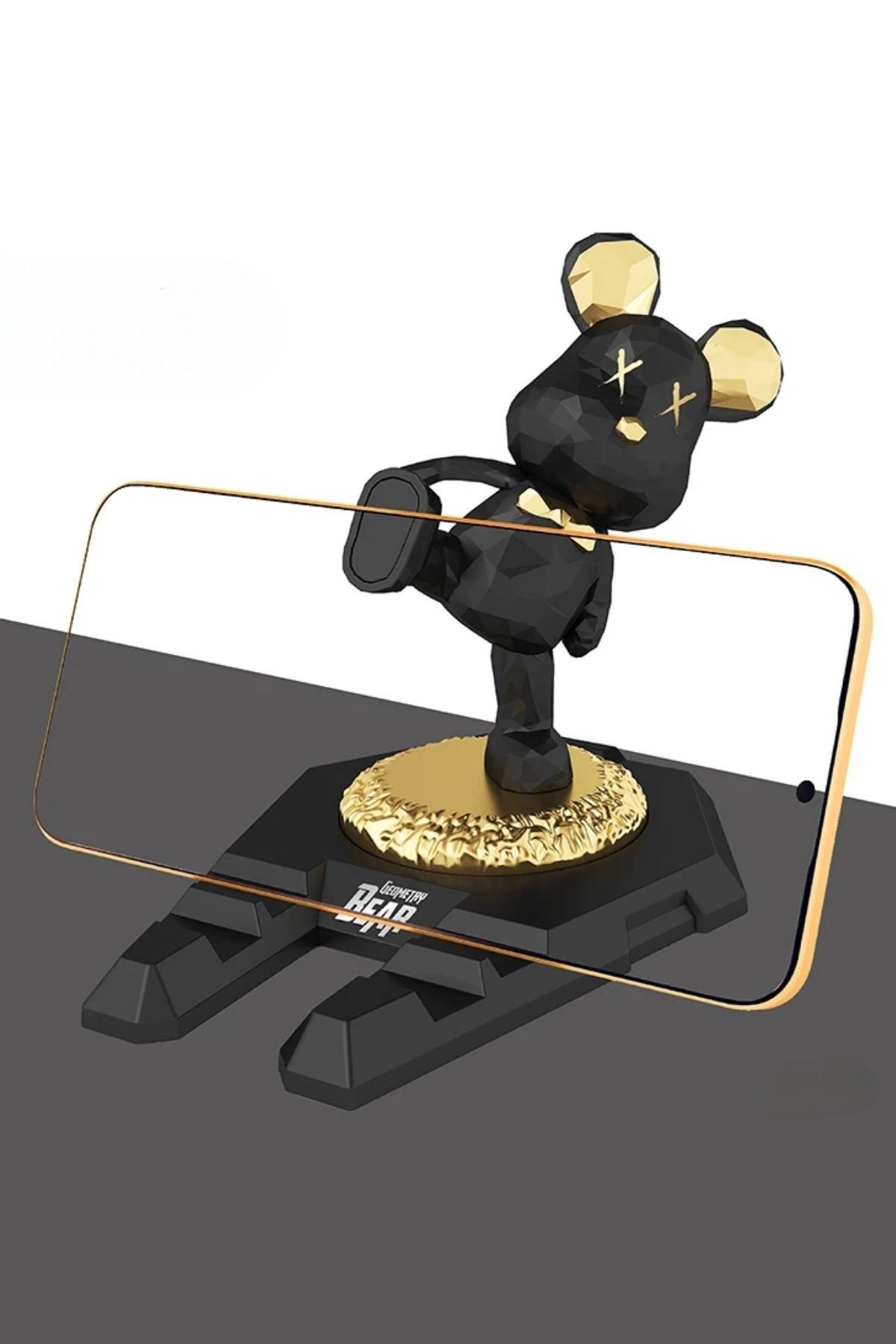 TBL Dekor® Ayıcıklı Telefon ve Tablet Standı Masa Üstü Telefon ve Tablet Tutucu Aparatı