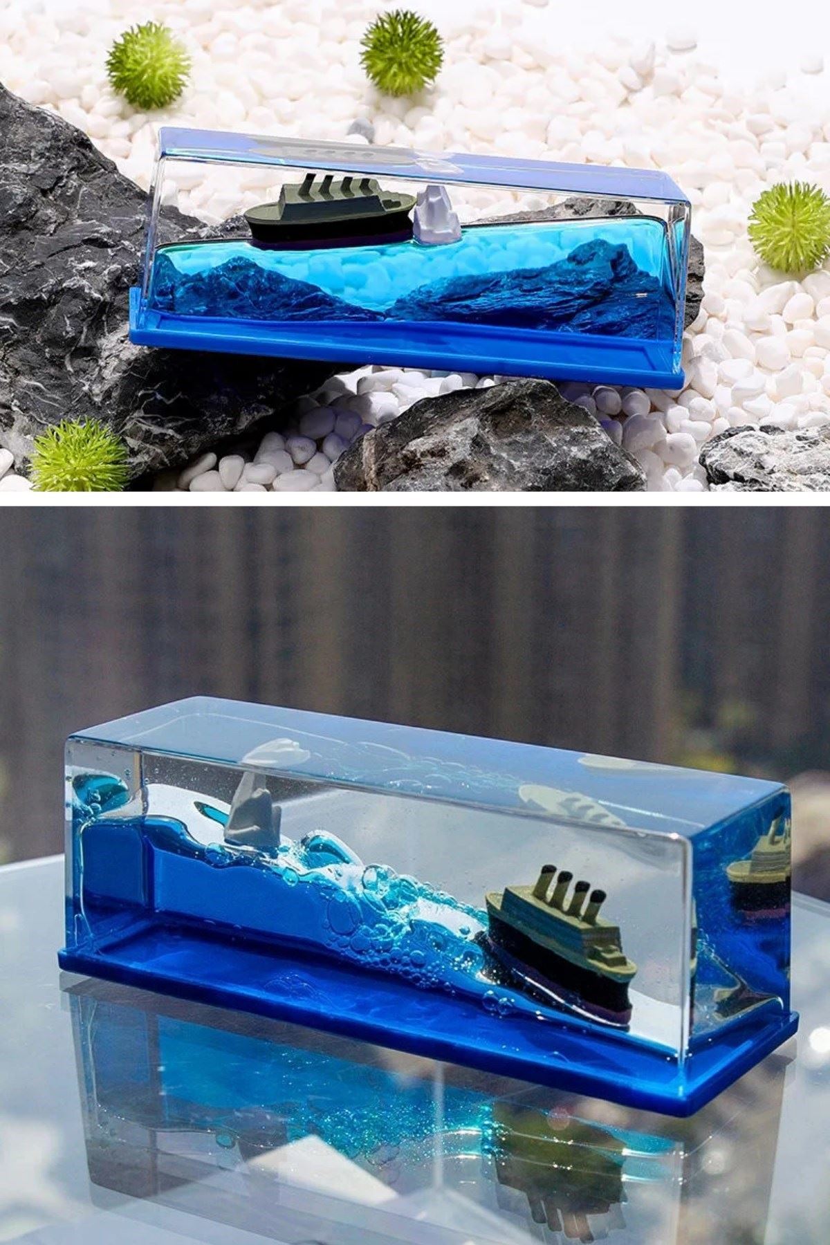 TBL Dekor®  Batmayan Gemi Hediyelik Dekoratif Ev ve Ofis Hediyesi Özel Aşk Gemisi