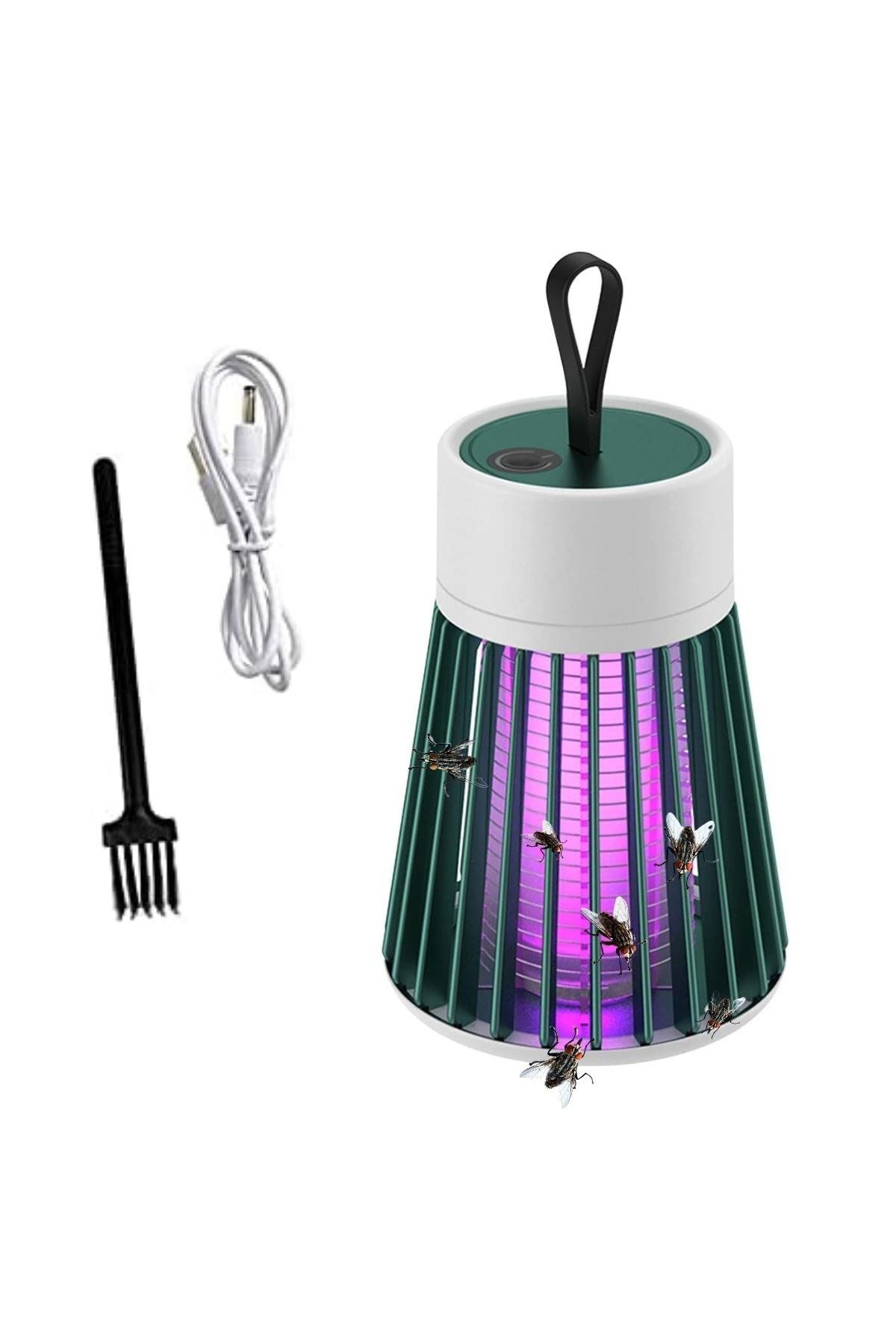 TBL Dekor® İç ve Dış Mekanlar İçin Şarjlı Sinek Öldürücü Sivrisinek Kovucu,UV Işıklı Sineksavar Taşınabilir Gece Lambası