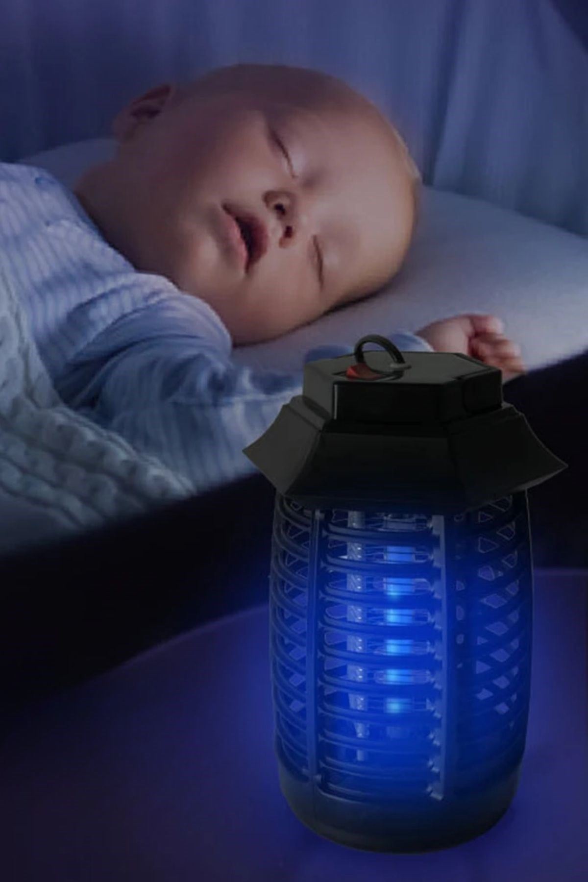 TBL Dekor® Tutma ve Asma Saplı Ledli Sinek Makinası 2W Sinek Öldürücü UV Mor Işıklı Aparat