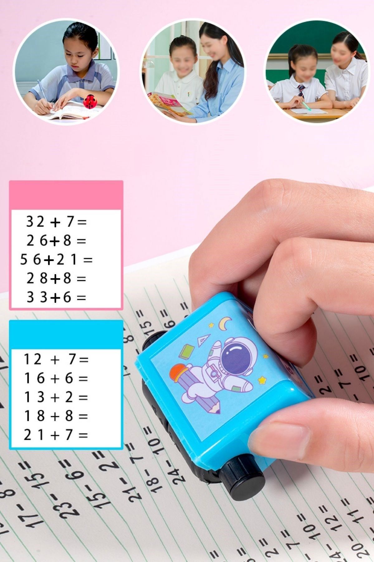 TBL Dekor® Çocuklar İçin Eğlenceli Ve Öğretici Matematik Toplama İşlemleri Kaşesi