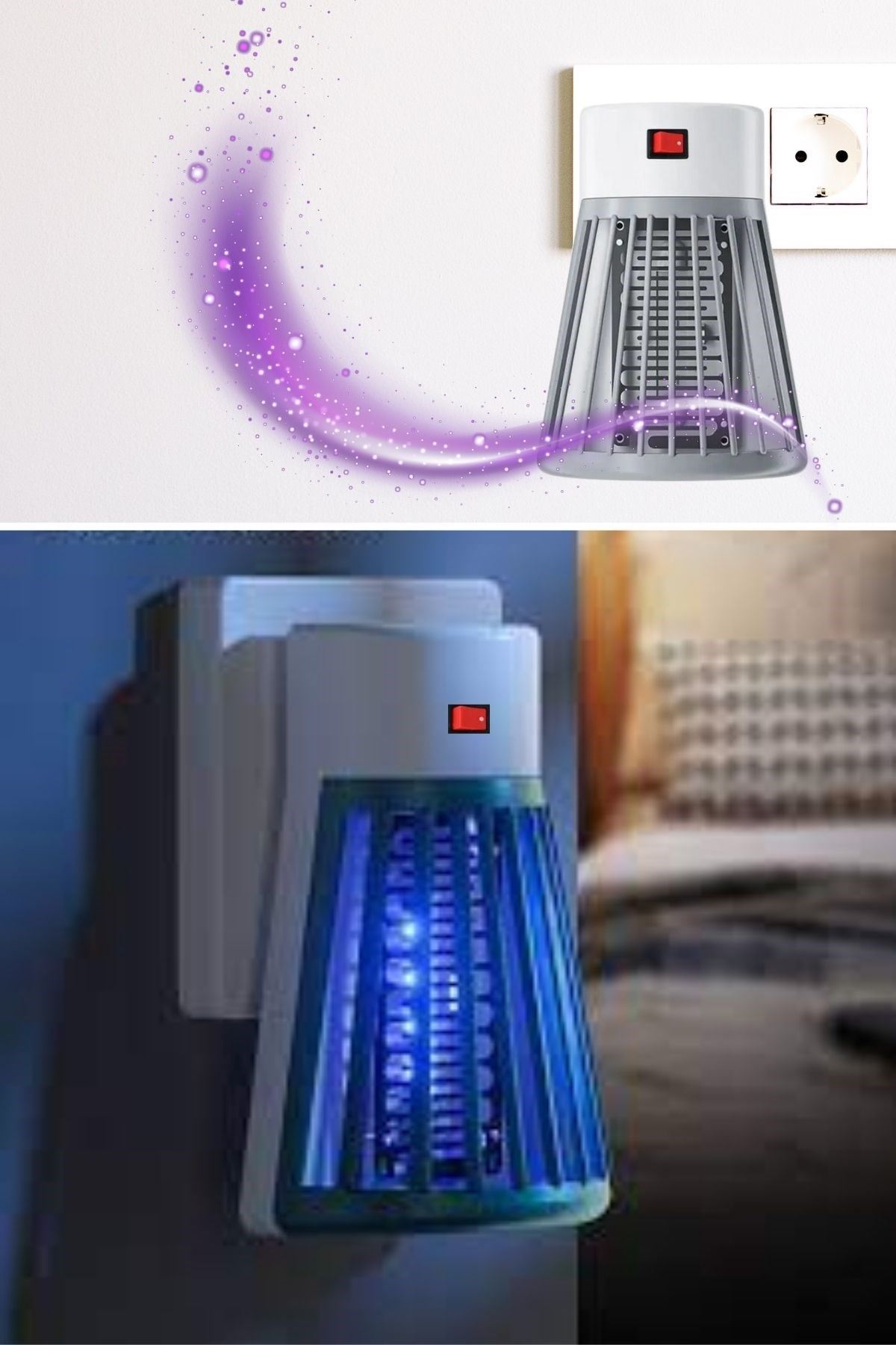 TBL Dekor® Prize Takılan UV Işık Sinek Öldürücü Lamba 1W