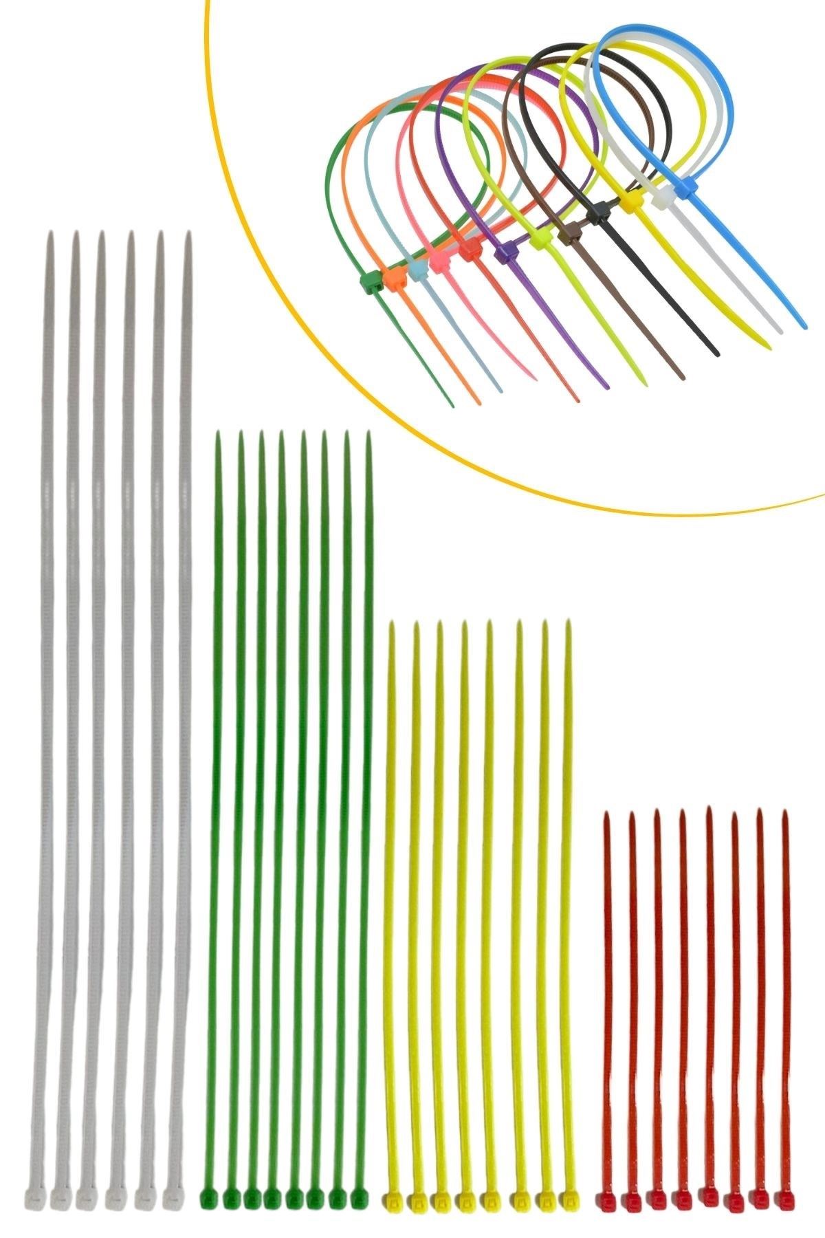 TBL Dekor® 30 Parça Plastik Kablo Kelepçe Seti Kablo Düzenleyici Bağlama Bantları