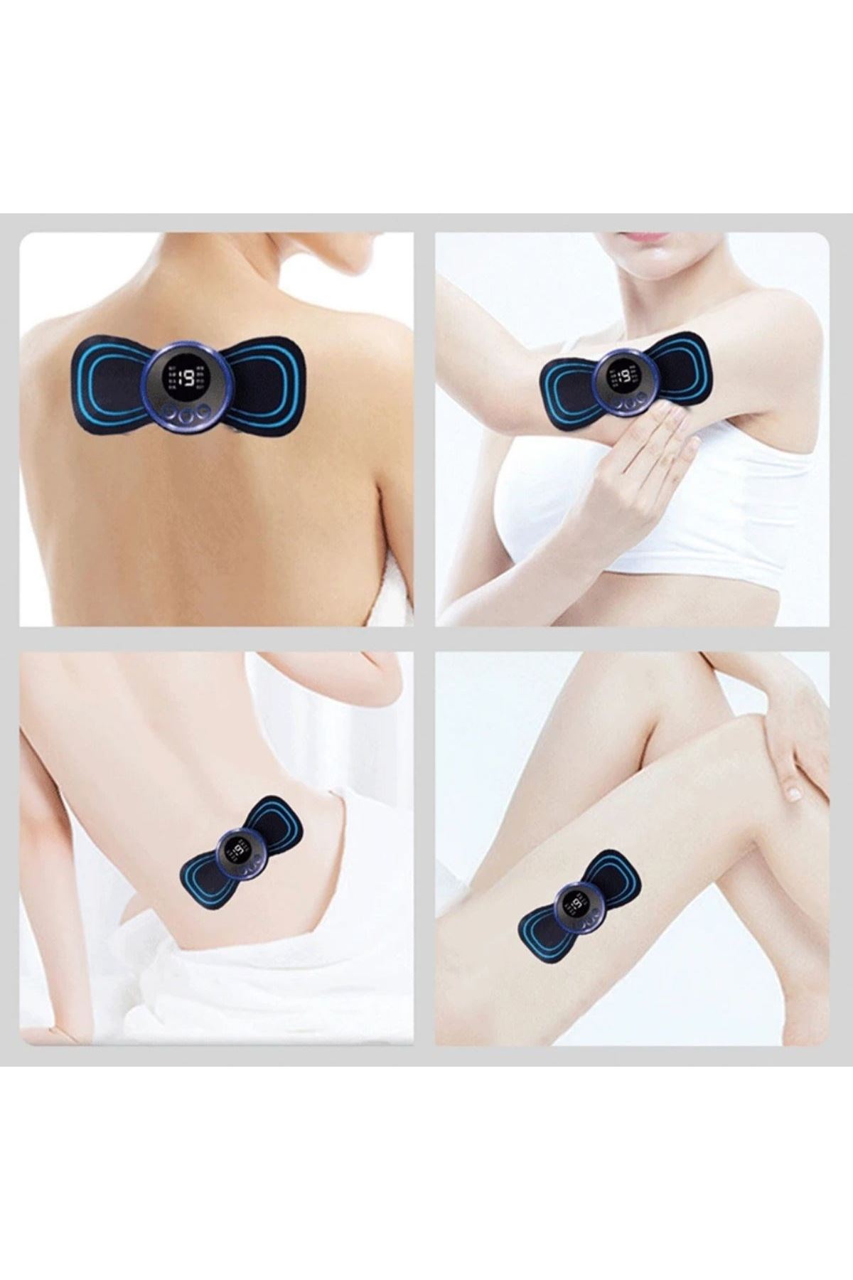 TBL Dekor® Titreşimli USB Şarj Aletli Mini Elektrikli Kelebek Masaj Aleti