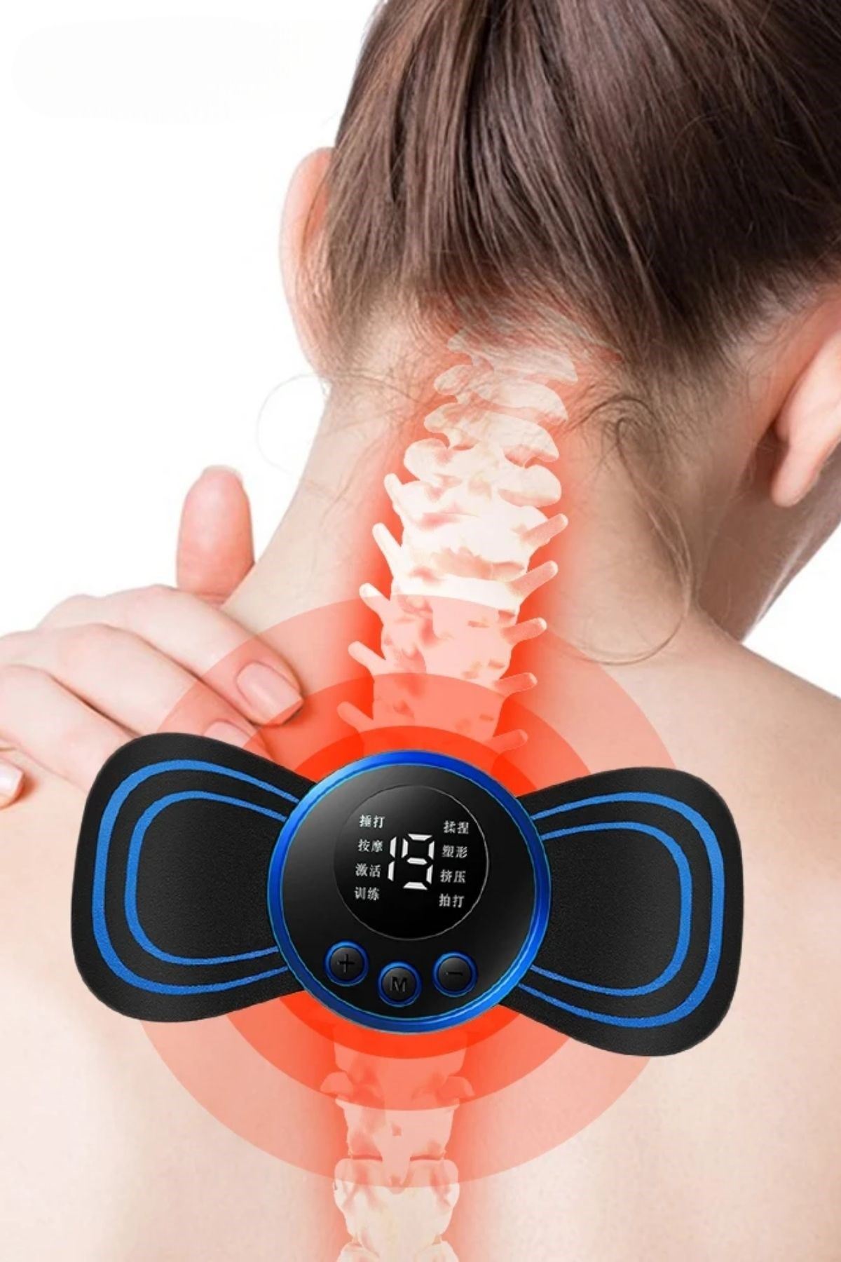 TBL Dekor® Titreşimli USB Şarj Aletli Mini Elektrikli Kelebek Masaj Aleti