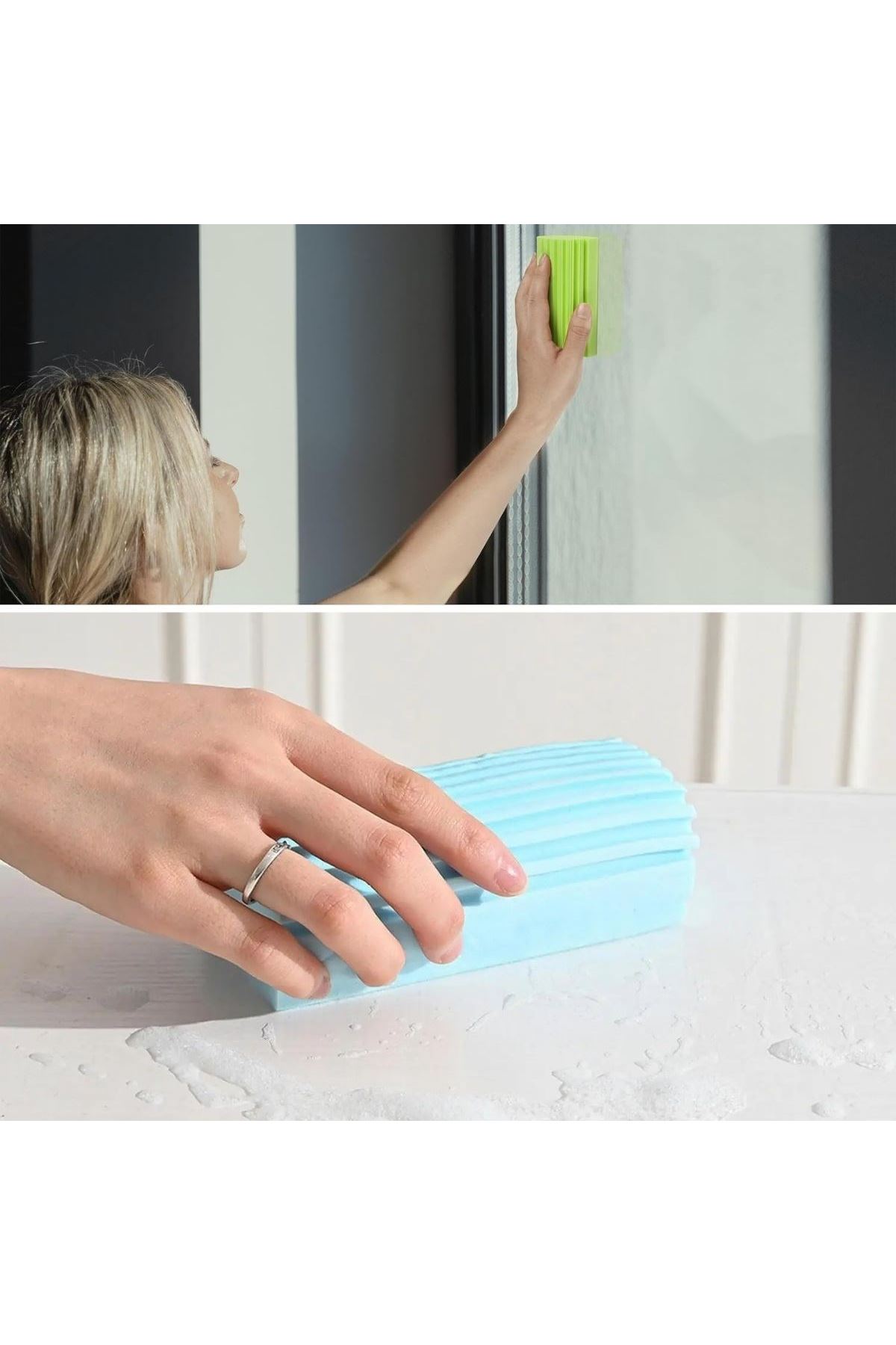 TBL Dekor® Nemli Silgi Süngeri Banyo,Mutfak ve Araba İçin Temizlik Süngeri
