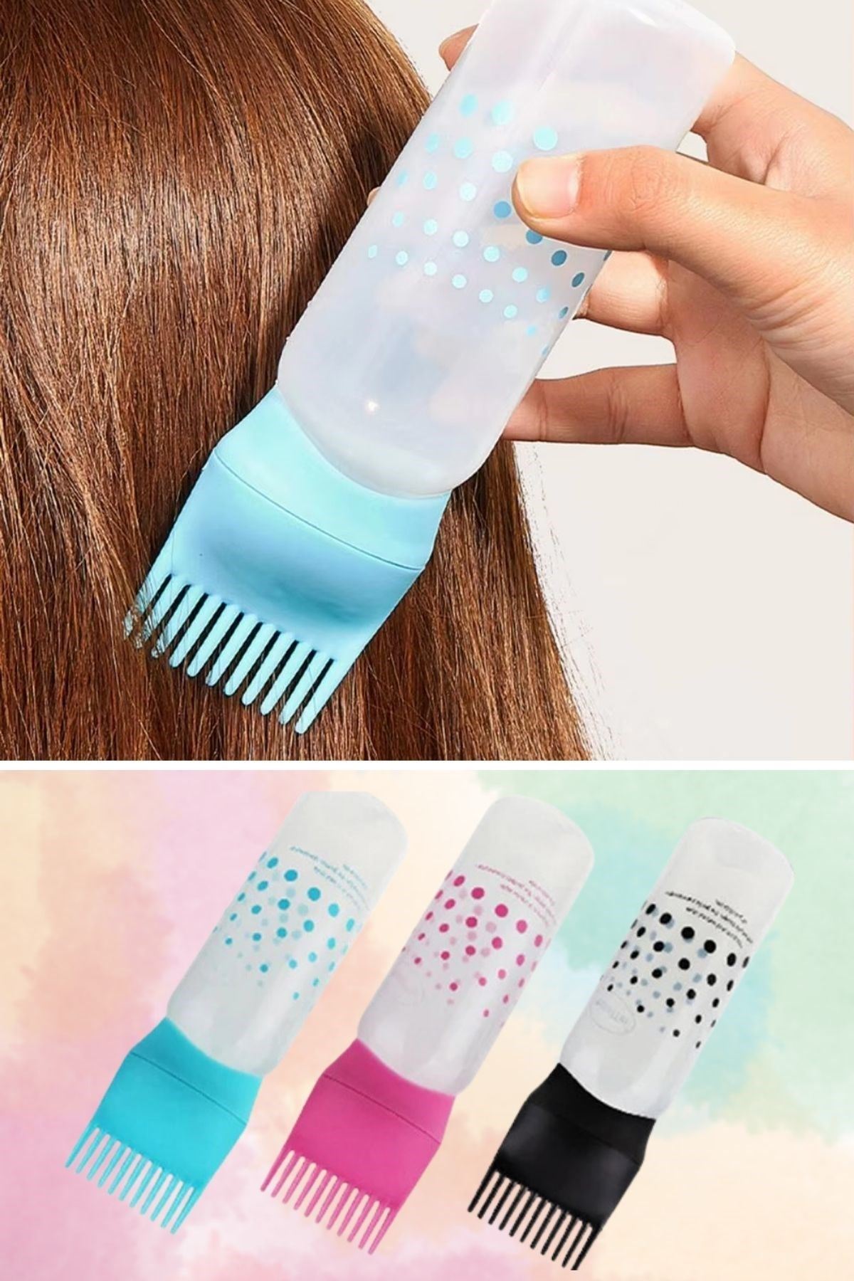 TBL Dekor® Saç Boyama Aparatı Taraklı Saç Bakımı Krem Saç Yağı Uygulama Aparatı