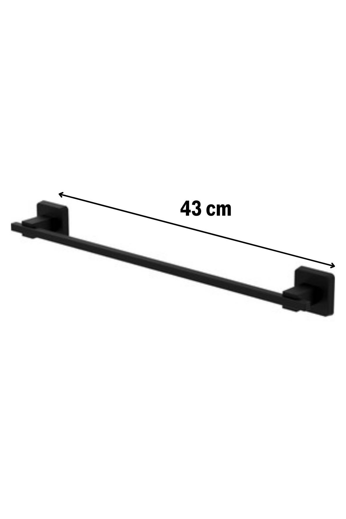 TBL Dekor® Kendiliğinden Yapışkanlı Siyah Çubuk Havluluk