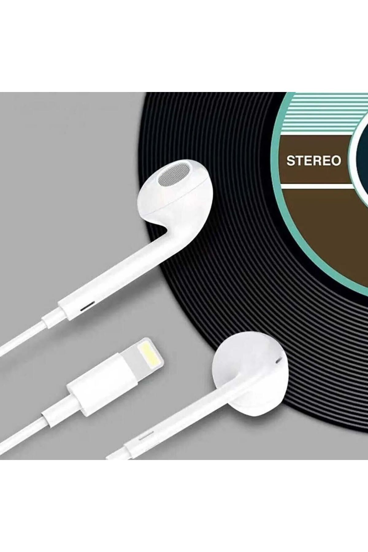 TBL Dekor® İphone Ucu Çıkışlı Pop Up Kulakiçi Yumuşak Kontrol Tuşlu Kulaklık