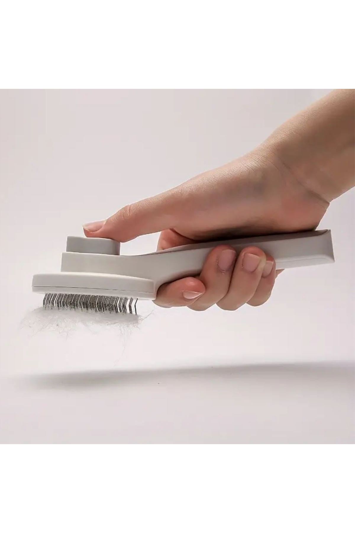 TBL Dekor® Basmalı Kedi Köpek Tüy Toparlayıcı Masaj Etkili Pet Fırçası