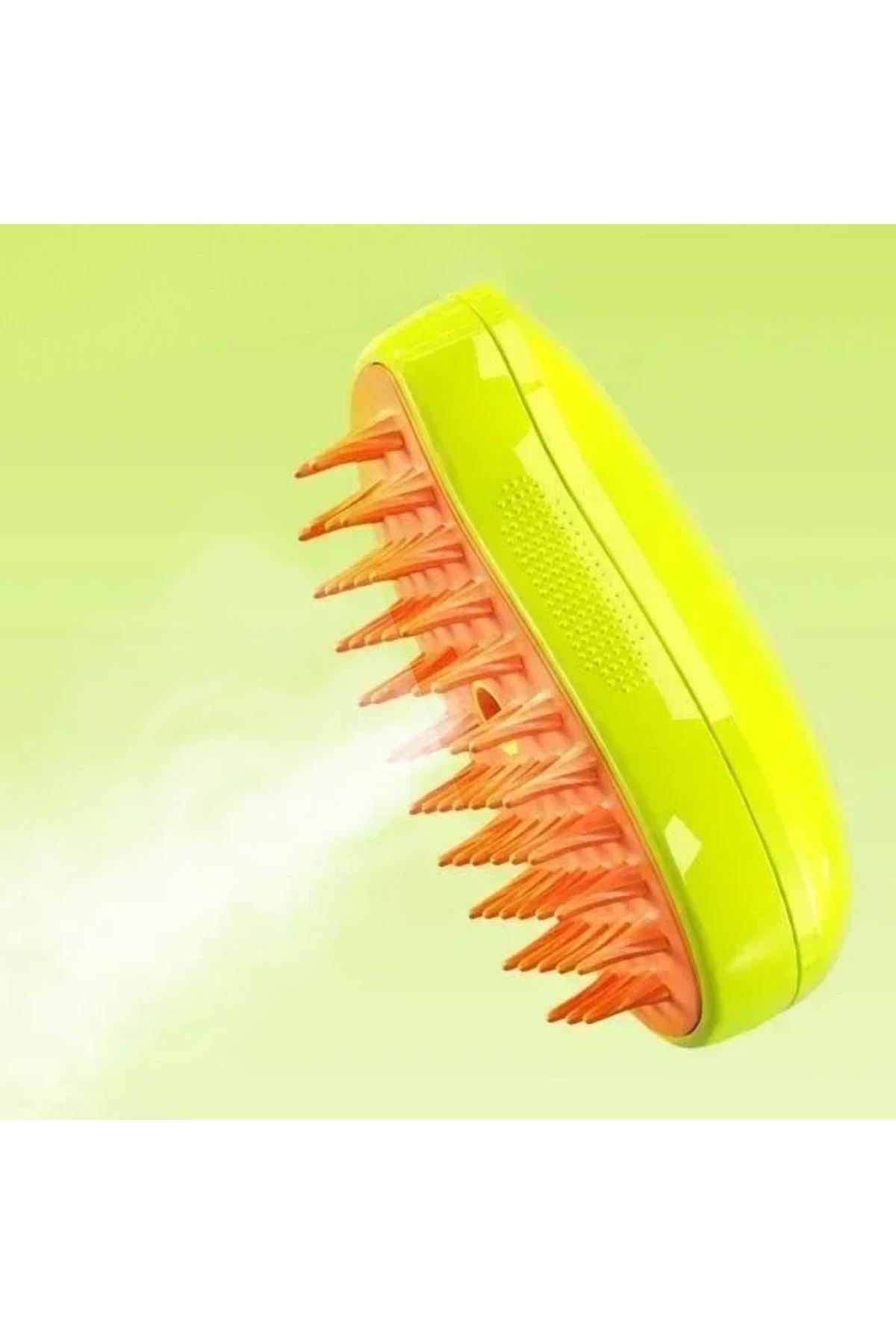 TBL Dekor® Buharlı Yumuşak Silikon Uçlu Kedi & Köpek Tüy Tarama Tarağı Yıkama Fırçası