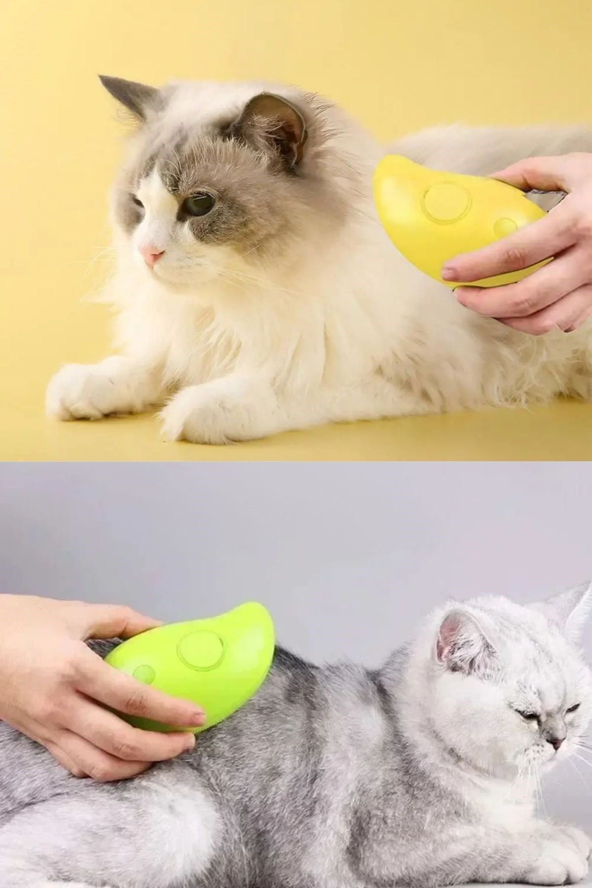 TBL Dekor® Buharlı Yumuşak Silikon Uçlu Kedi & Köpek Tüy Tarama Tarağı Yıkama Fırçası