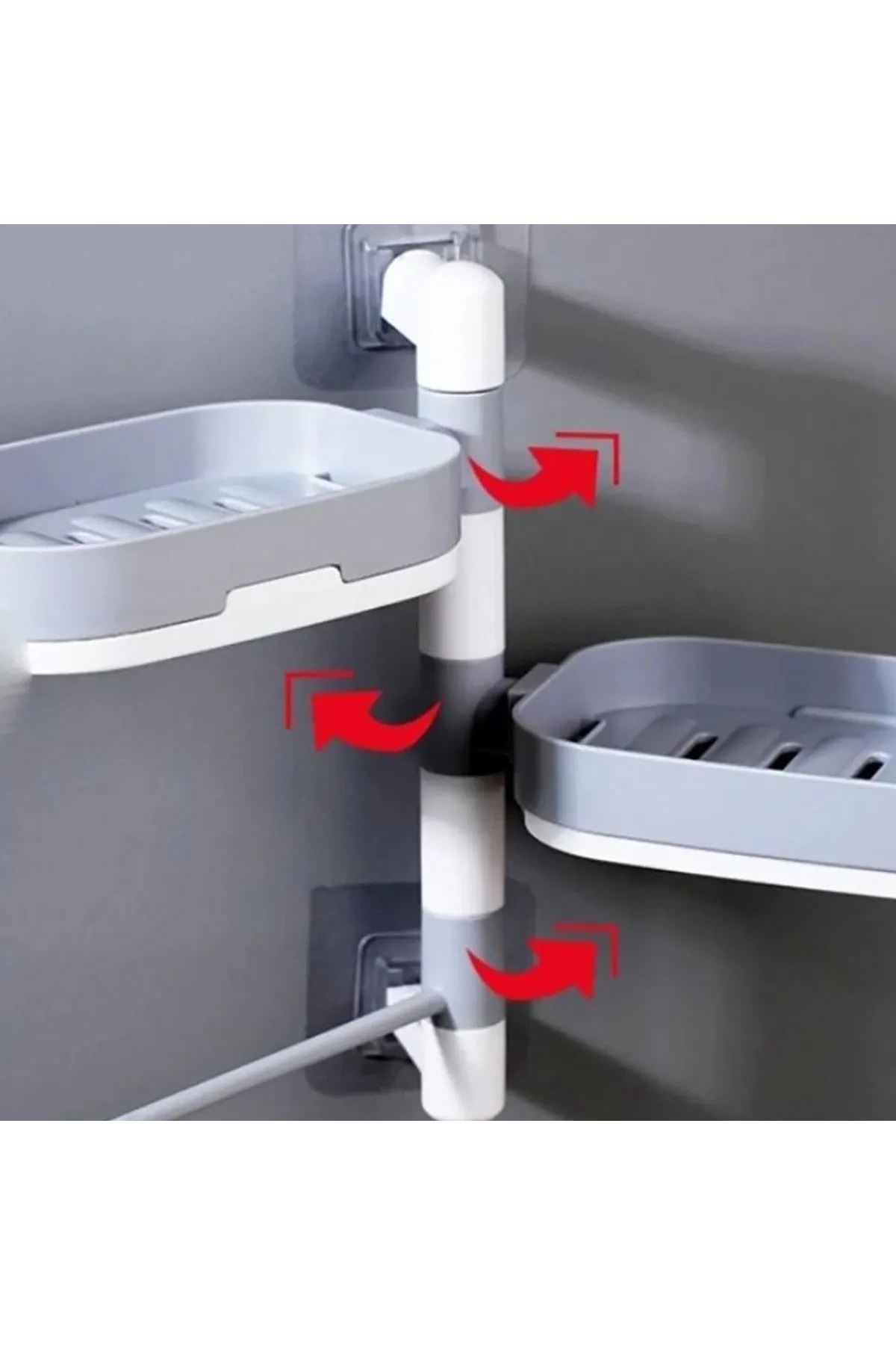 TBL Dekor® Çoklu Sabun Tutucu Fonksiyonel Banyo Sabunluk