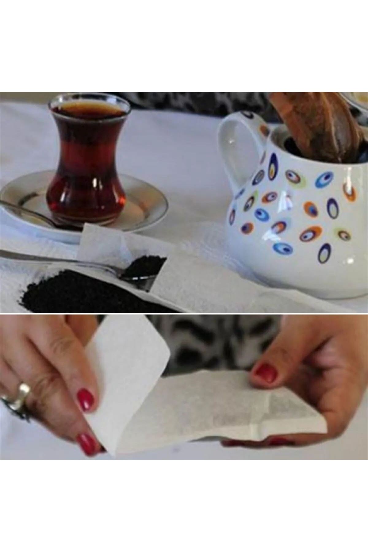 TBL Dekor® 26 Adet Pratik Kullan At Çay,Bitki Çayı,Filtre Kahve Demleme Poşeti Süzgeci