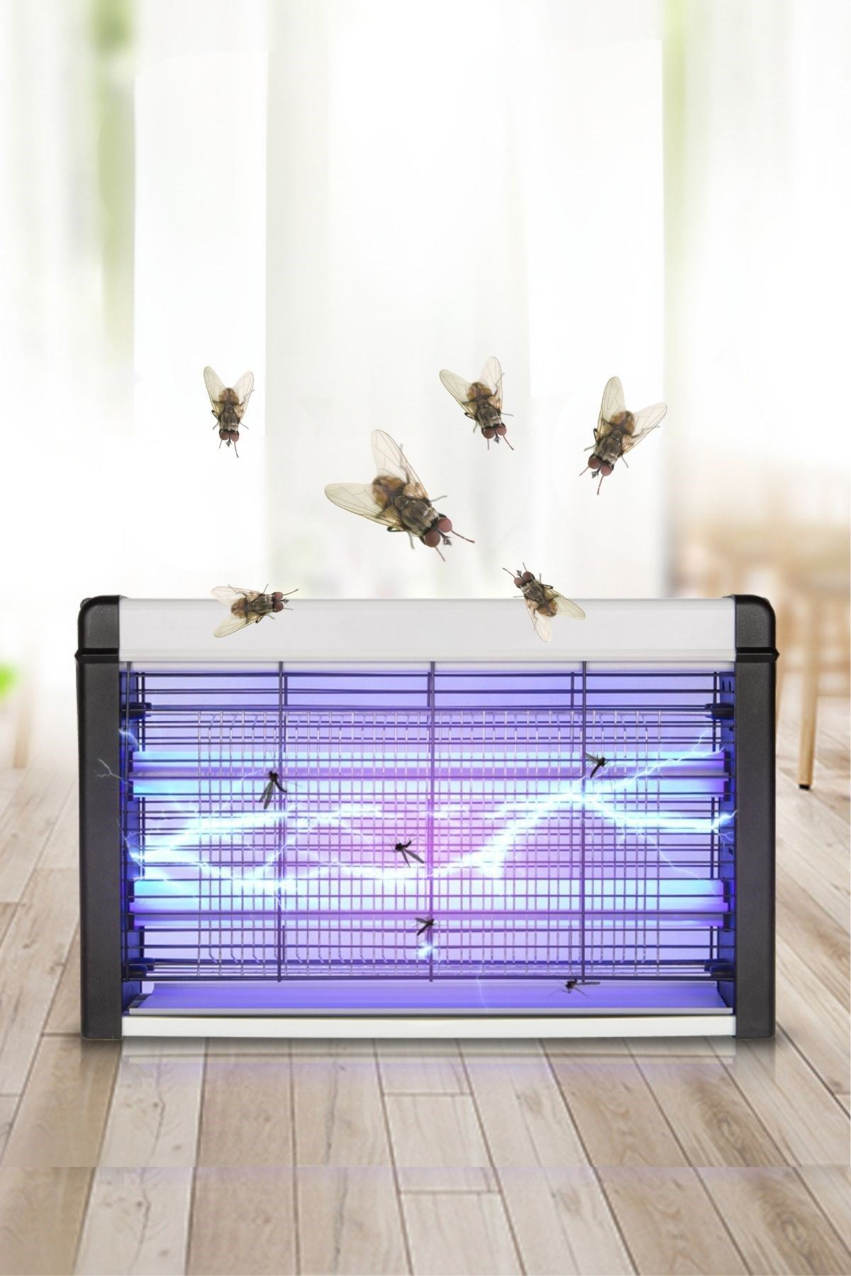 TBL Dekor® 6W Taşınabilir ve Asılabilir Elektrikli Led Sivrisinek Yok Edici Hem Gece Lambası Hem Haşere Engelleyici Makine