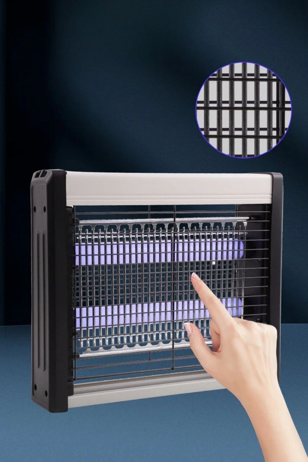 TBL Dekor® 6W Taşınabilir ve Asılabilir Elektrikli Led Sivrisinek Yok Edici Hem Gece Lambası Hem Haşere Engelleyici Makine