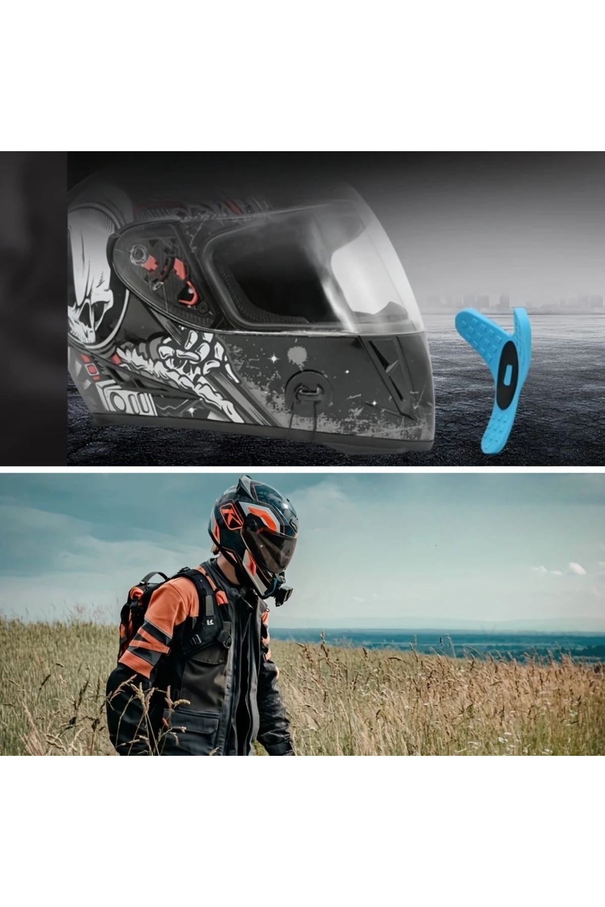 TBL Dekor® Motorsiklet Kask Önü Takılan Telefon Tutucu Aksiyon Kamerası Takılabilen Aparat