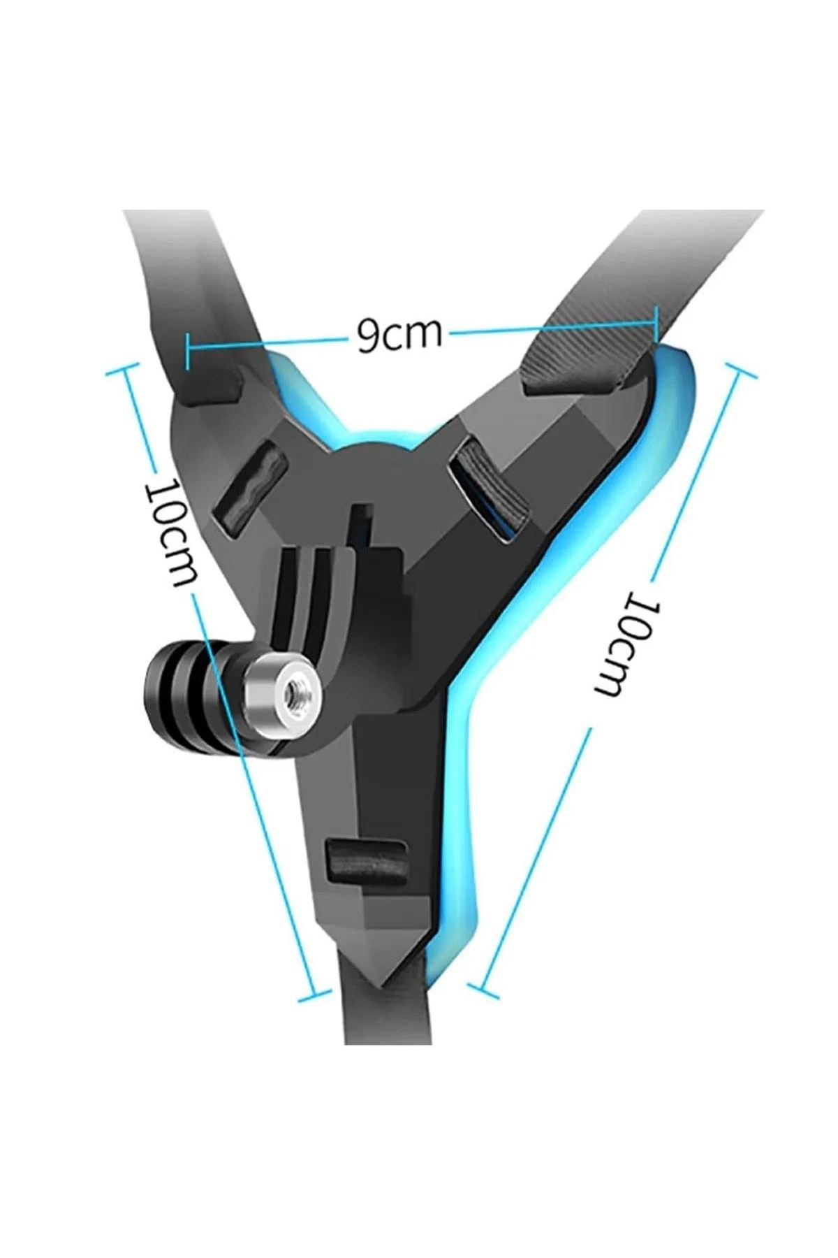 TBL Dekor® Motorsiklet Kask Önü Takılan Telefon Tutucu Aksiyon Kamerası Takılabilen Aparat