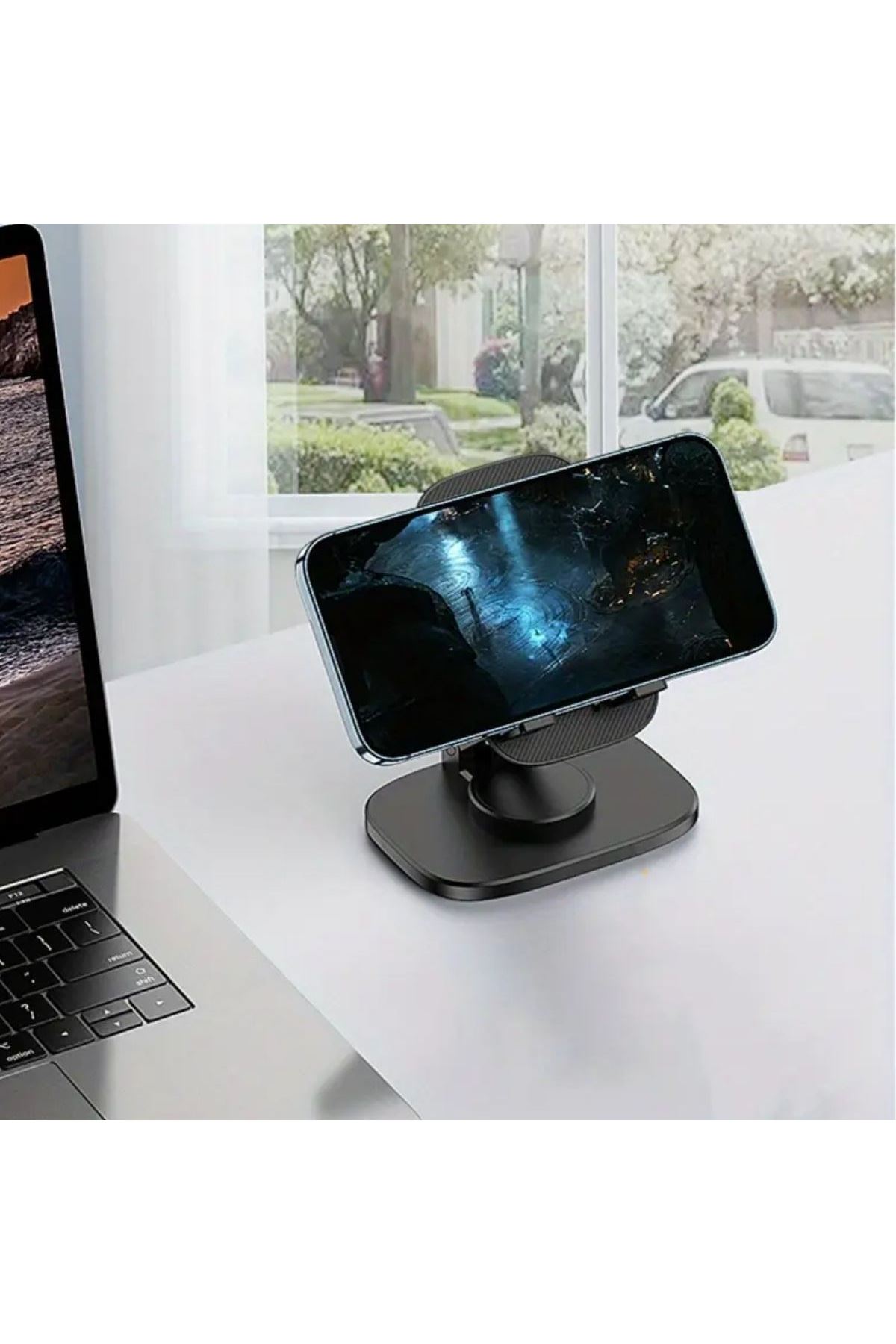 TBL Dekor® 360 Döner Masaüstü Mobil Telefon Tutucu Standı