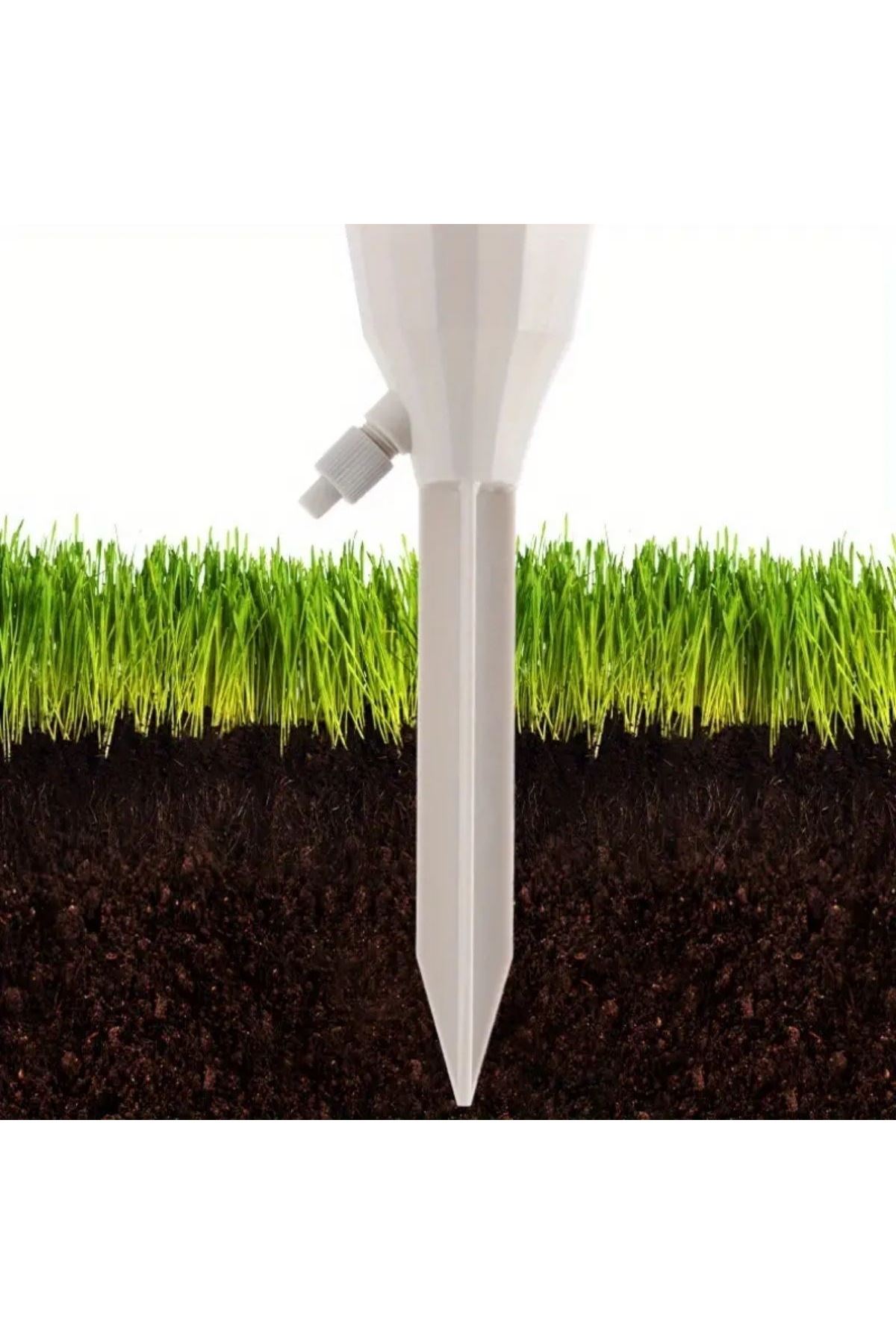 TBL Dekor® Ayarlanabilir Akış Hızına Sahip Damlama Sulama Çivileri 3lü Otomatik Bitki Sulama Aparatı Tüm Pet Şişelere Uyumlu