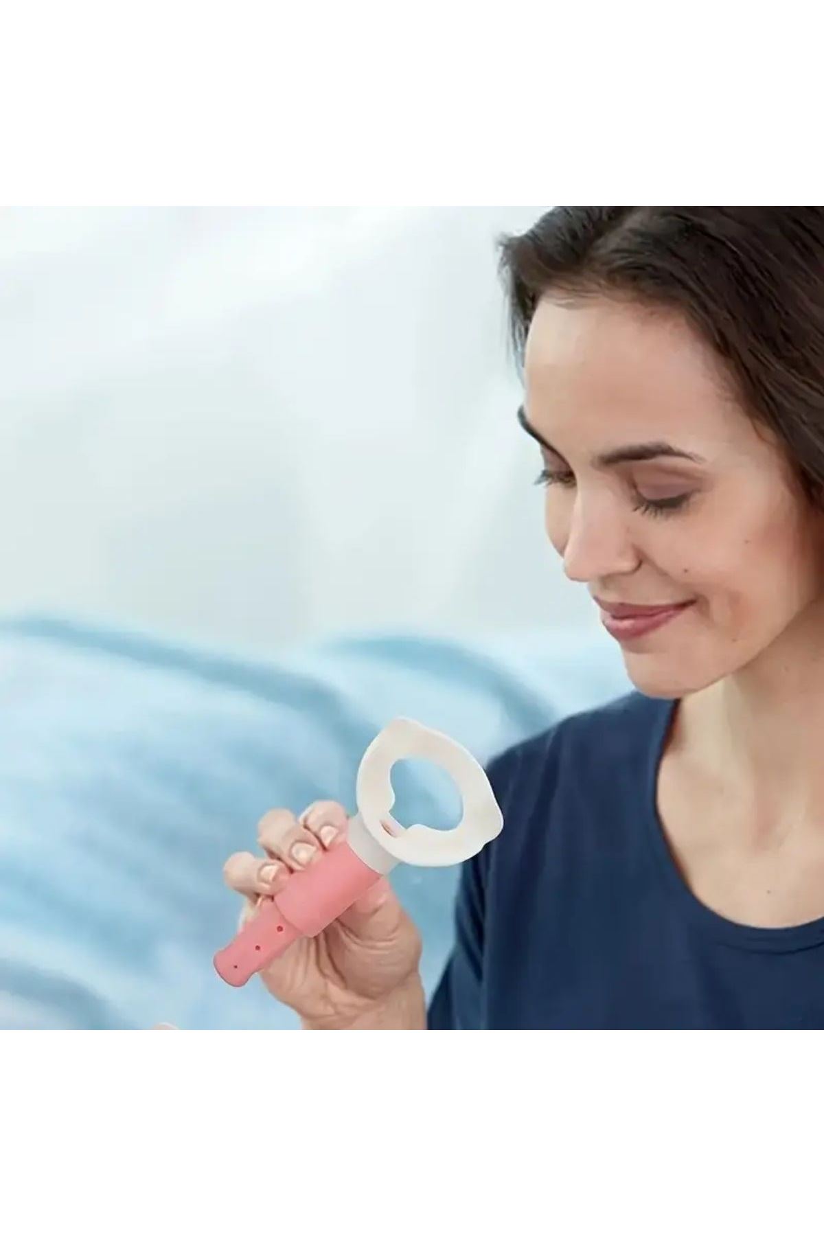 TBL Dekor® Taşınabilir Karın Kası Çalıştırıcı Solunum Egzersiz Eğitmeni Nefes Egzersiz Aparatı