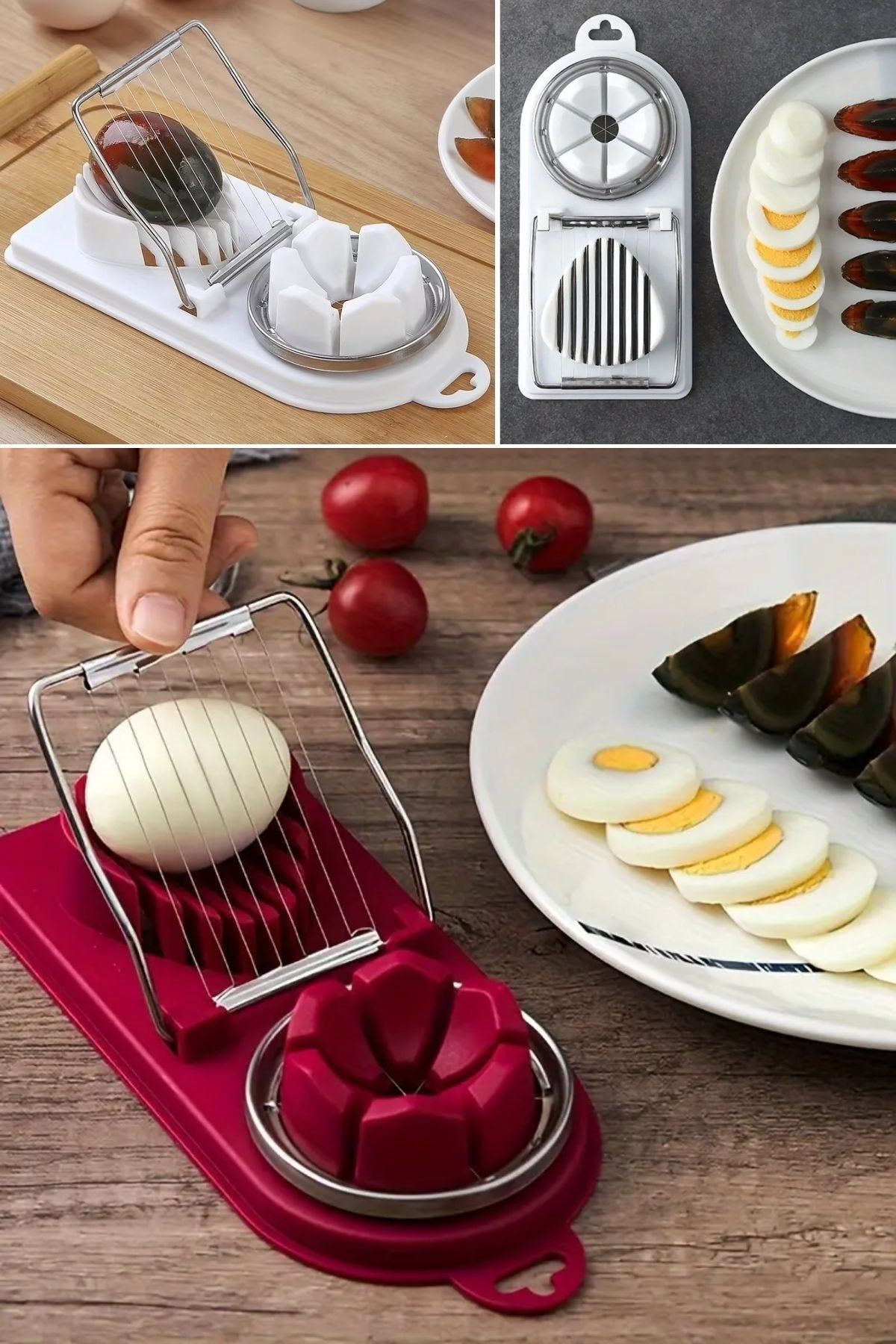 TBL Dekor® Çok Fonksiyonlu Eşit Yumurta ,Meyve Dilimleyici Kesici Aparat
