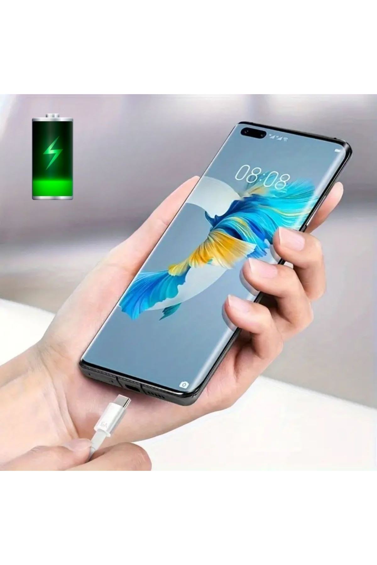 TBL Dekor® 120W USB Hızlı Type C Uçlu Kablolu Şarj Aleti