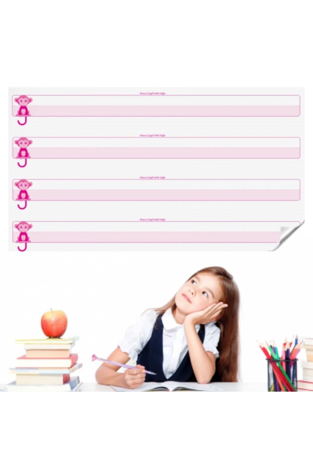 TBL Dekor® Kılavuz Çizgili Akıllı Kağıt Yazı Tahtası Duvarda İz Bırakmaz Statik Yeni Müfredata Uygun 100x56cm