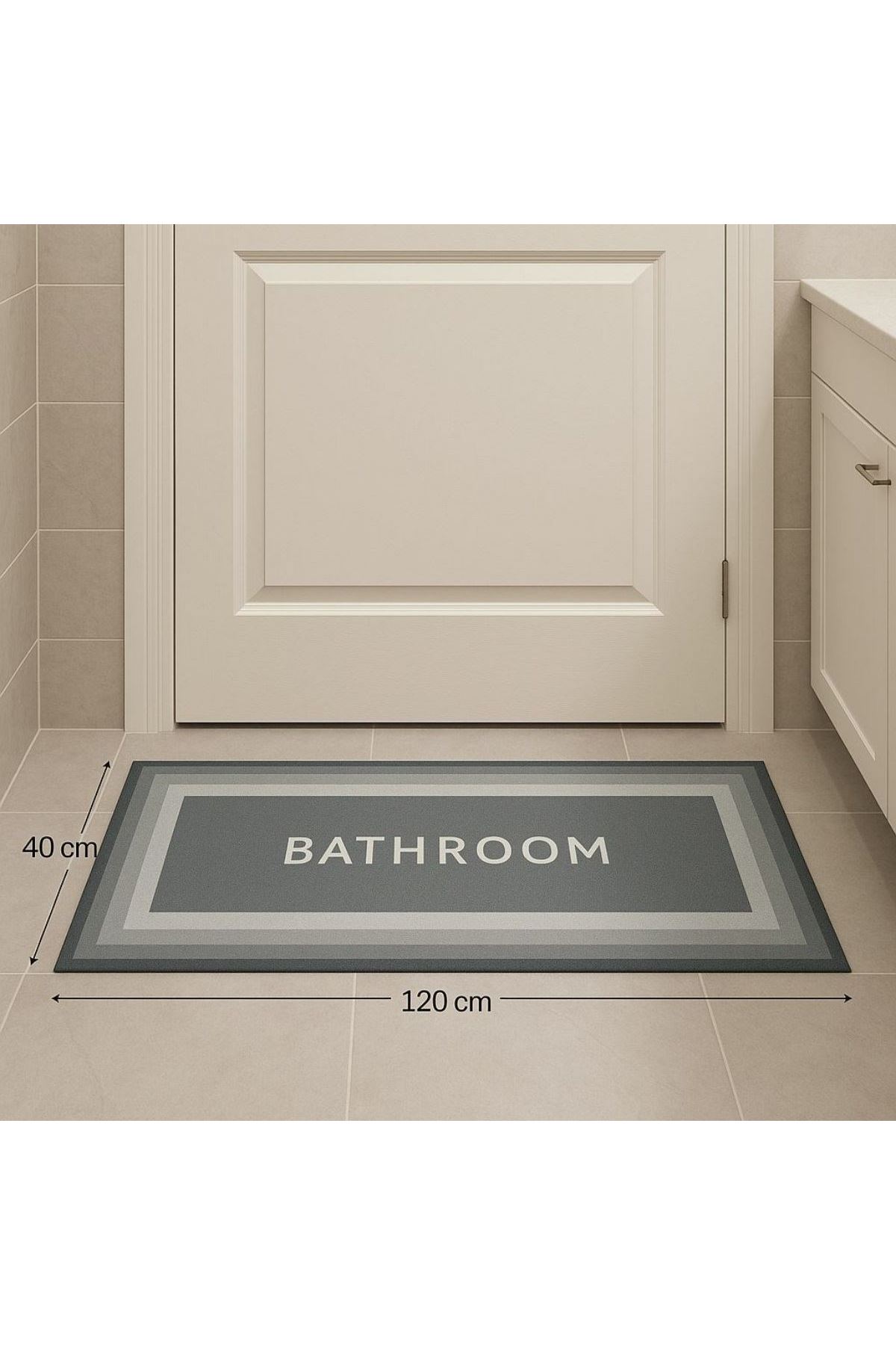 TBL Dekor® Sihirli Süper Su Emici Kaymaz Tabanlı Uzun Paspas 40*120 cm