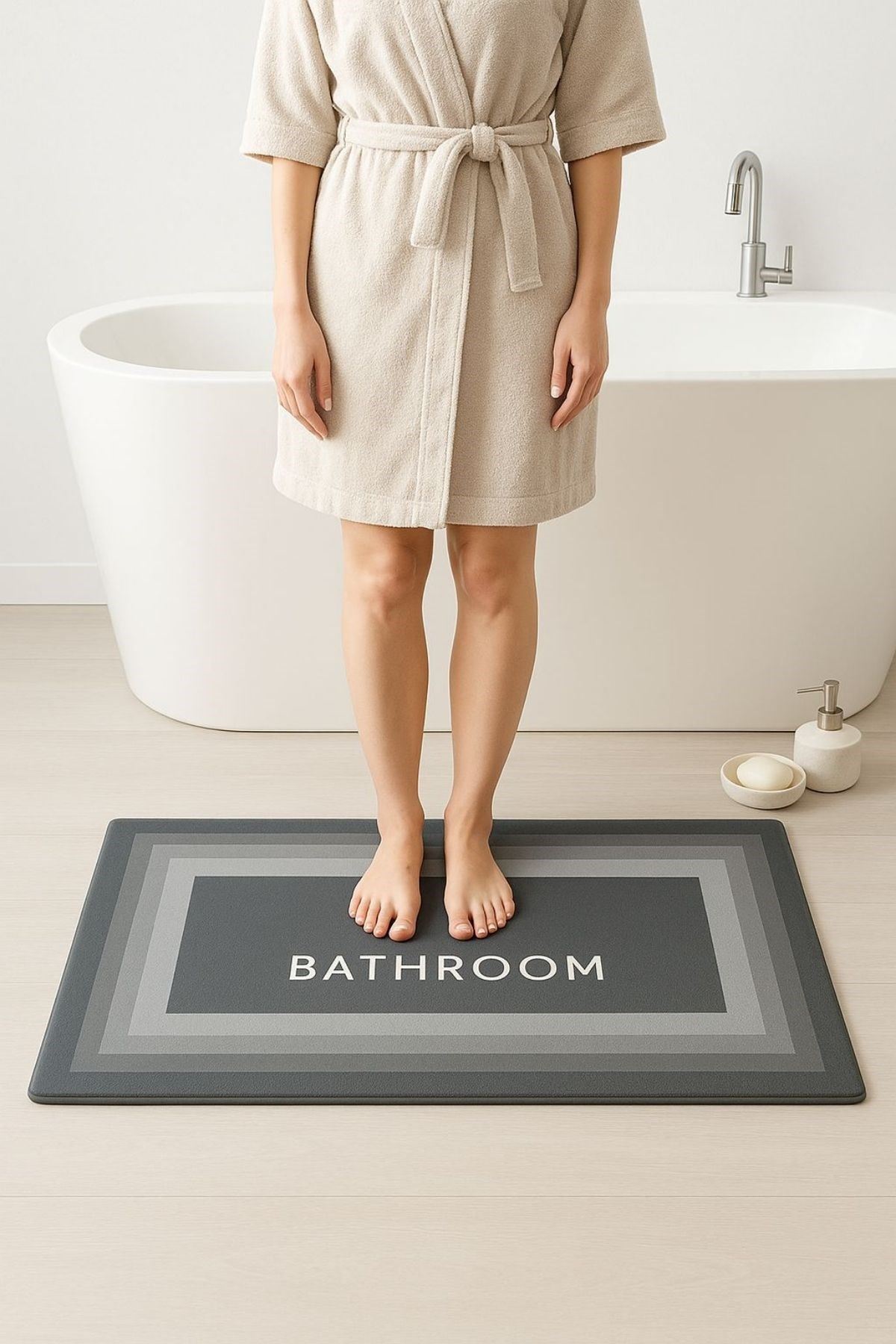 TBL Dekor® Sihirli Süper Su Emici Kaymaz Tabanlı Uzun Paspas 40*120 cm