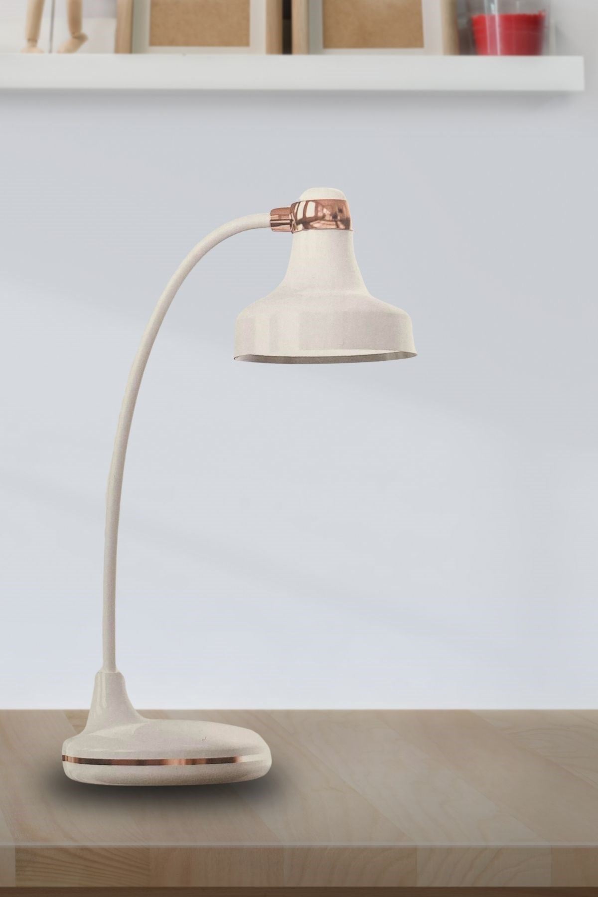 TBL Dekor® Dokunmatik 3 Farklı LED Işıklı Çalışma Masası Üstü Lamba