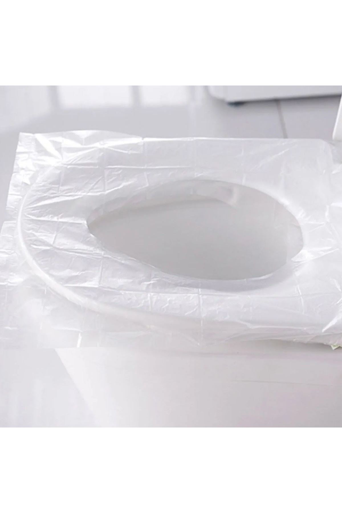 TBL Dekor® 50 Adet Kullan At Pratik Kullanımlı Hijyenik Klozet Kapağı Poşeti