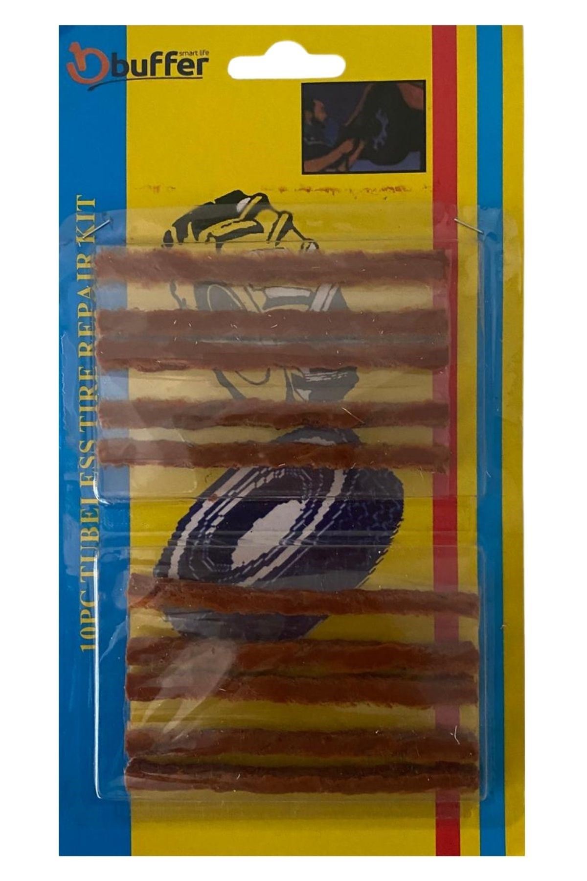 TBL Dekor® 10 Adet Lastik Onarım İçin Lastik Tamir Fitili Yedek Lastik Fitili