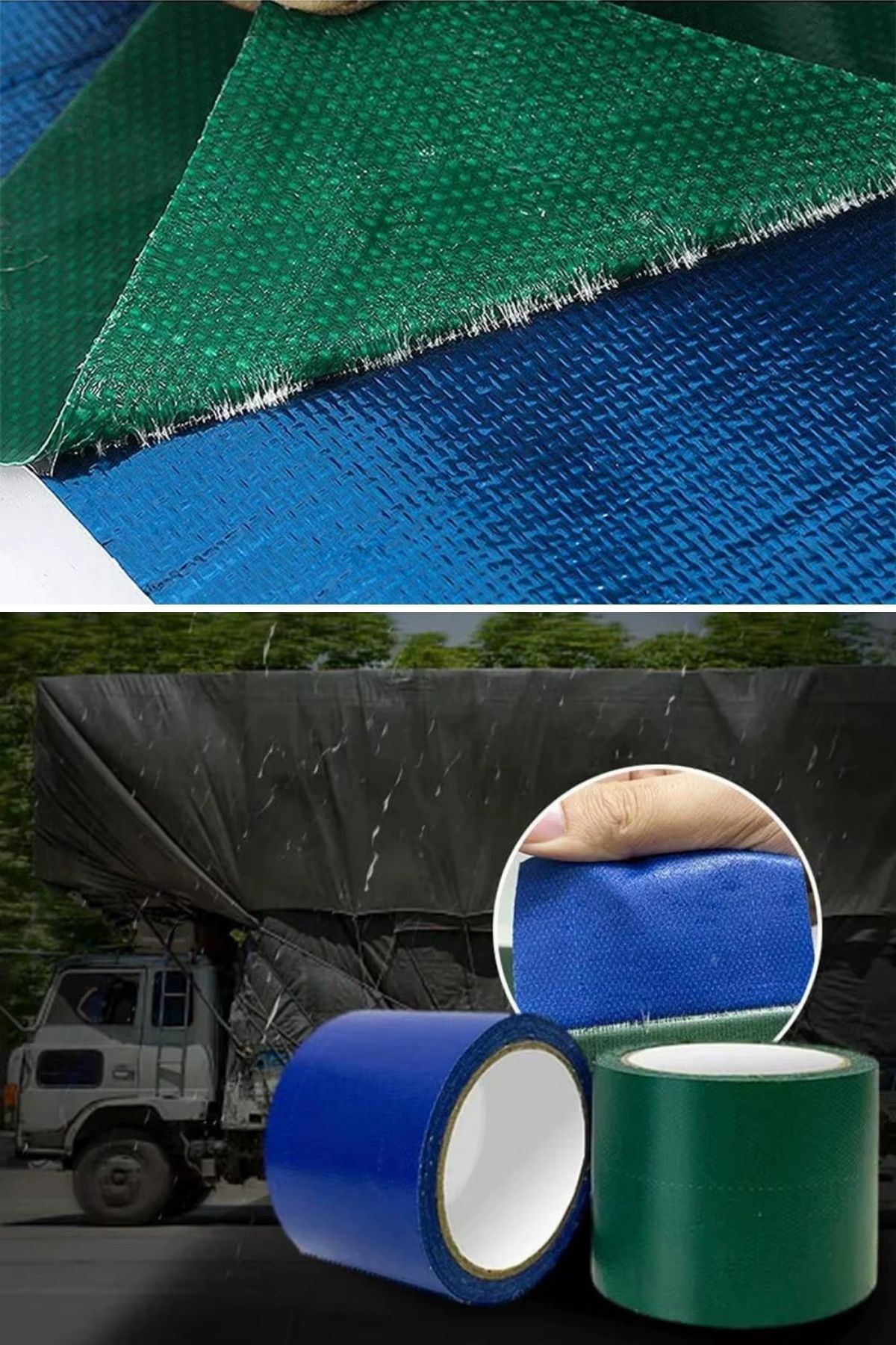 TBL Dekor® 5 cm x 5 mt. Yapışkanlı  Çadır Tente Hortum Tamir Bandı