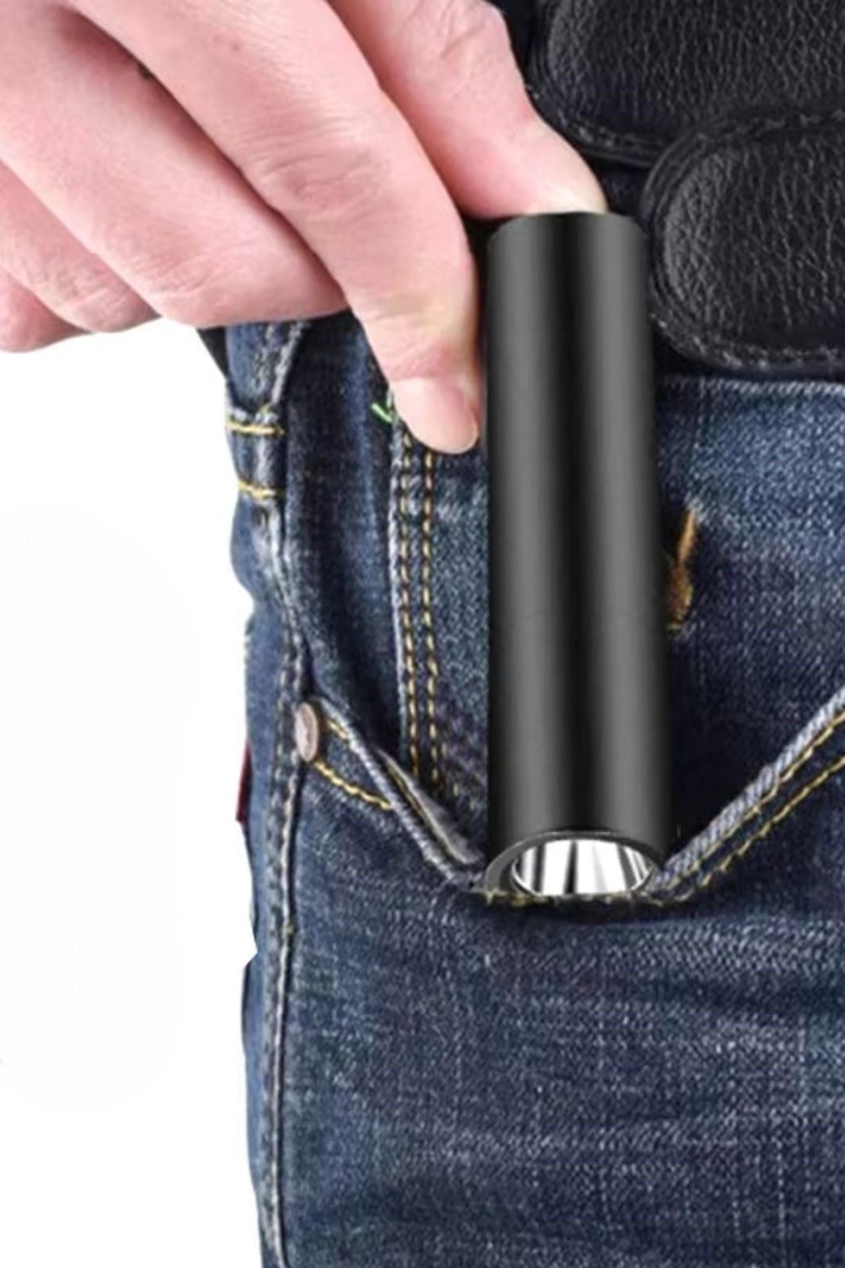 TBL Dekor® Mini Cep Boy USB İle Şarj Olan Oje Kurutucu Sahte Para Kontol LED UV Mor Işık El Feneri