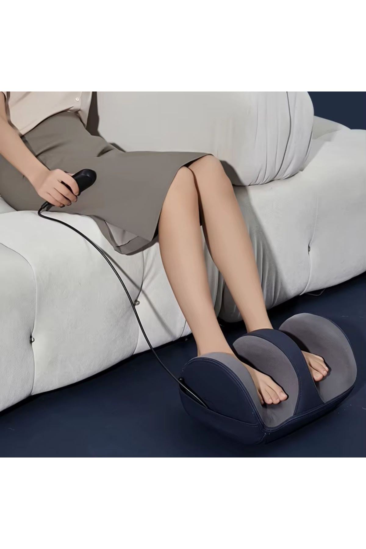 TBL Dekor® Ayak,Baldır ve Bilekler İçin Rahatlatıcı Kumandalı Masaj Aleti