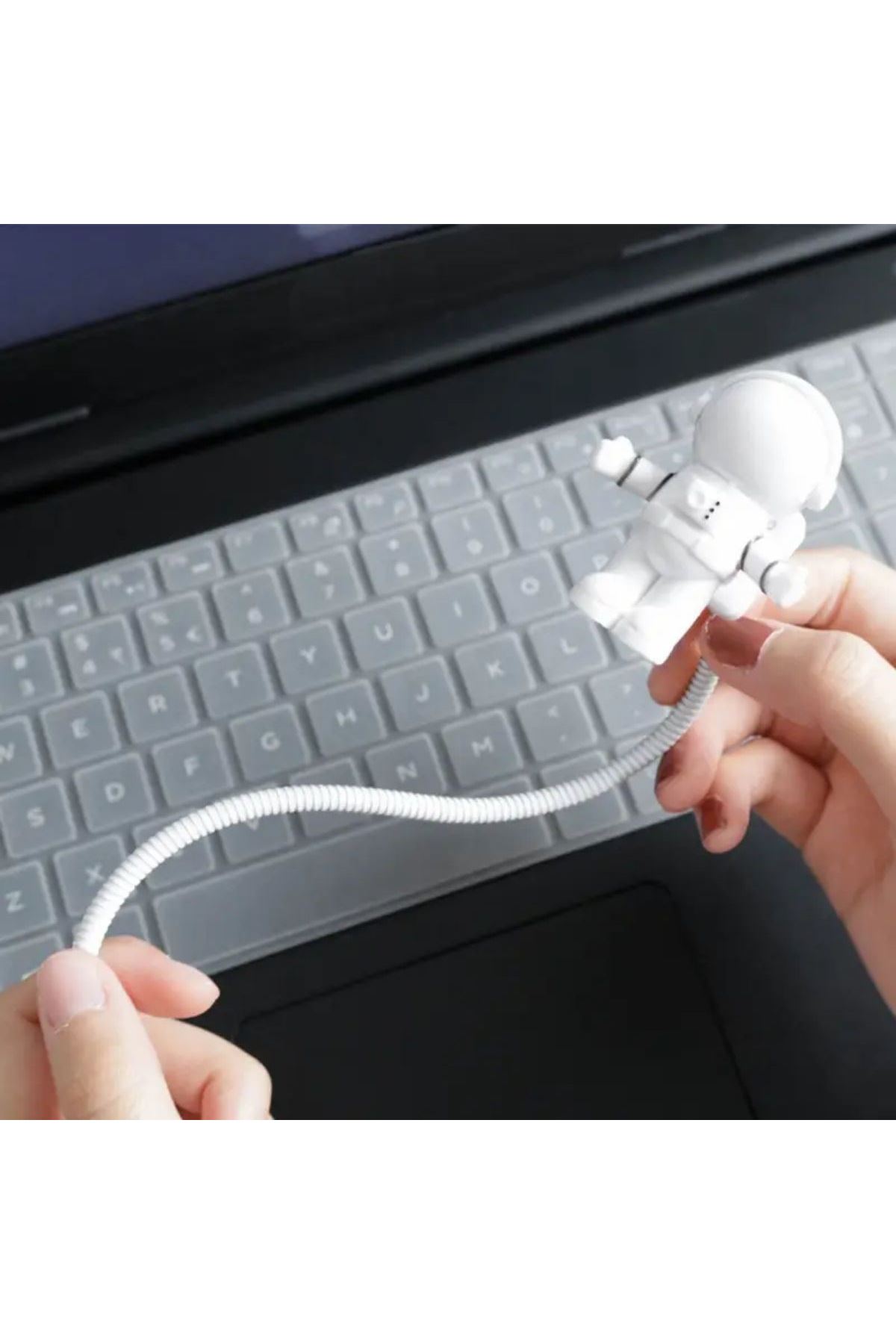 TBL Dekor® USB Astronot Gece Lambası, Masa Lambası, Kitap Okuma Lambası Işığı