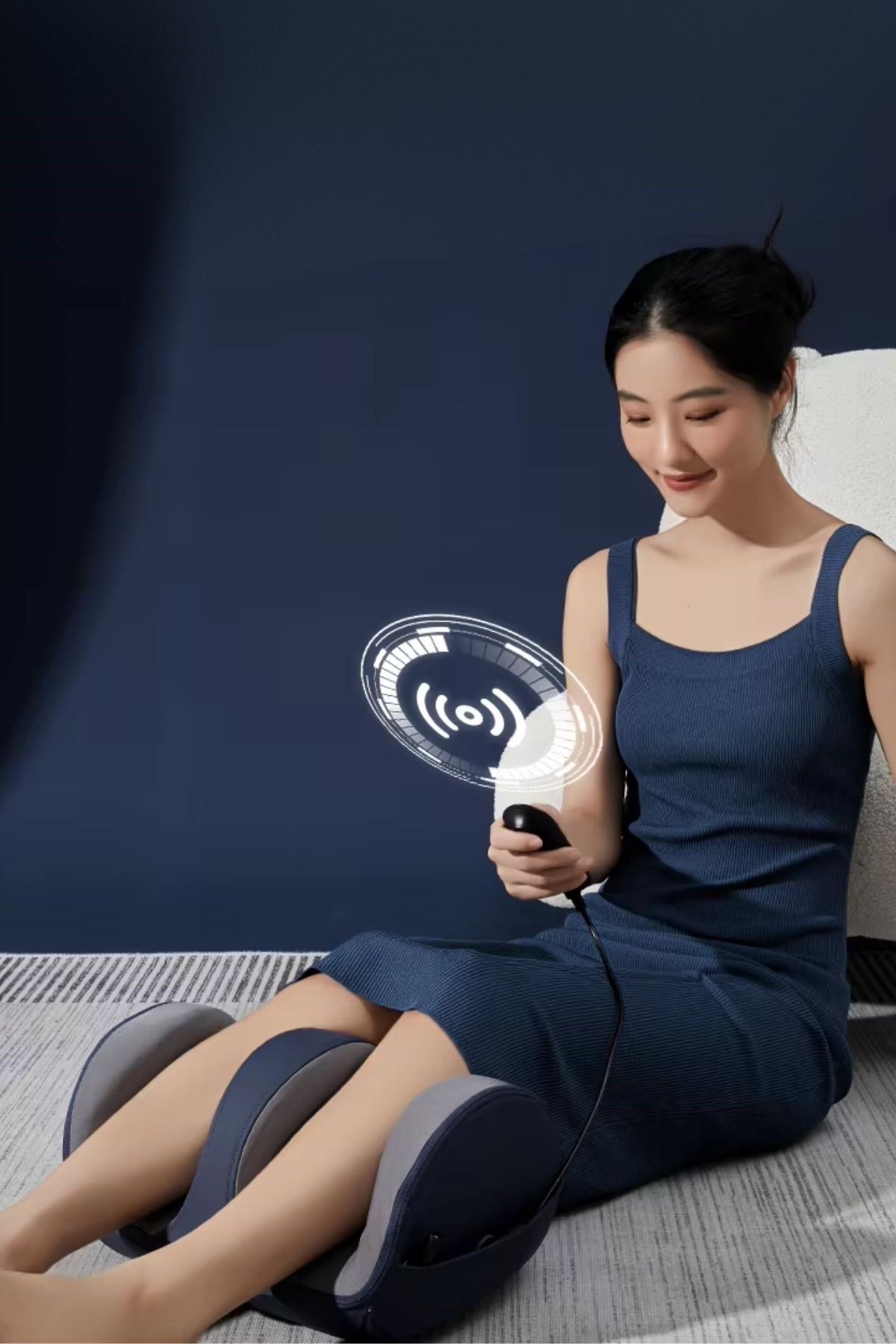 TBL Dekor® Ayak,Baldır ve Bilekler İçin Rahatlatıcı Kumandalı Masaj Aleti