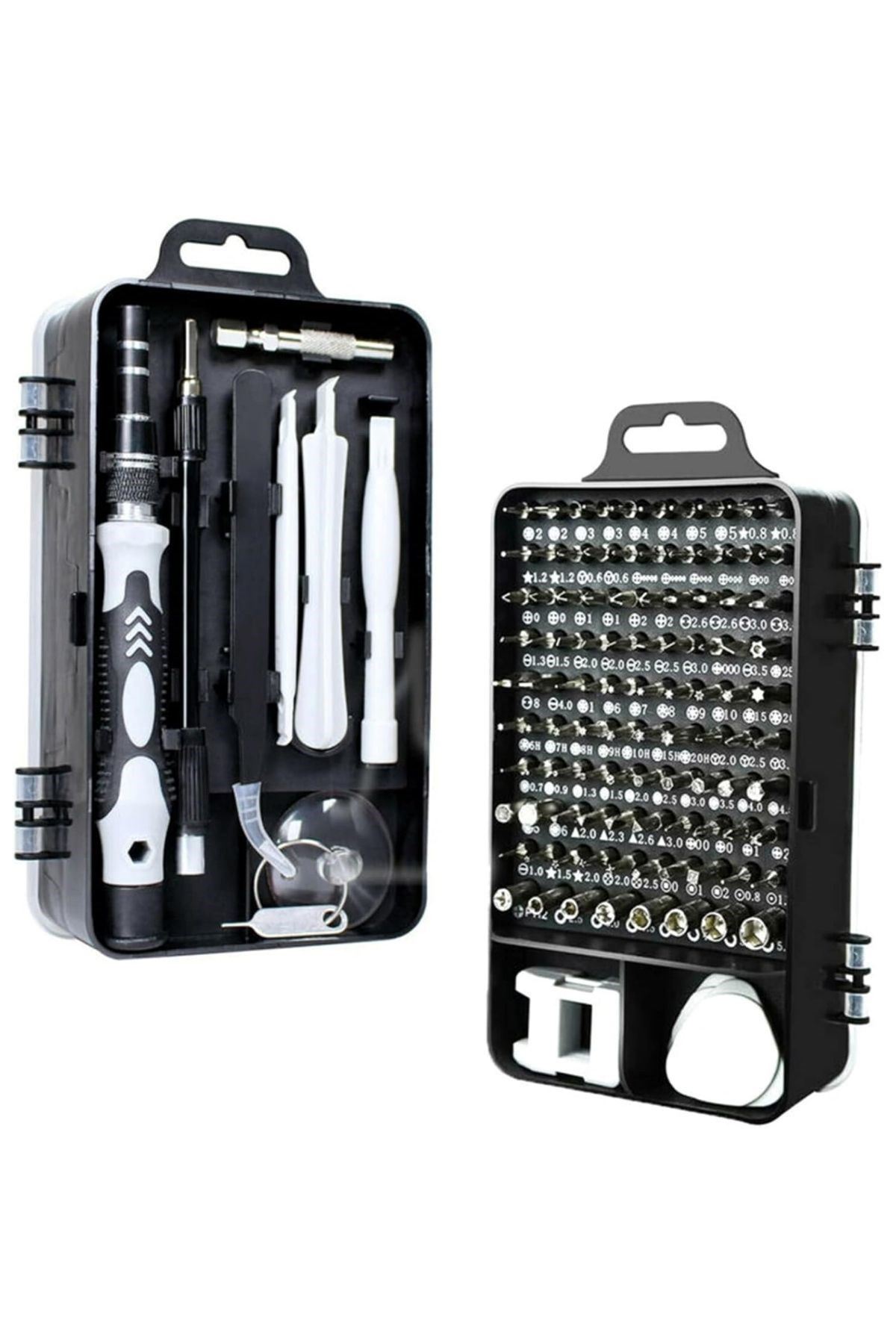 TBL Dekor® Hassas Tornavida Seti Bilgisayar Pc Telefon Onarım Aracı Seti Manyetik 115 in 1 Tornavida Seti
