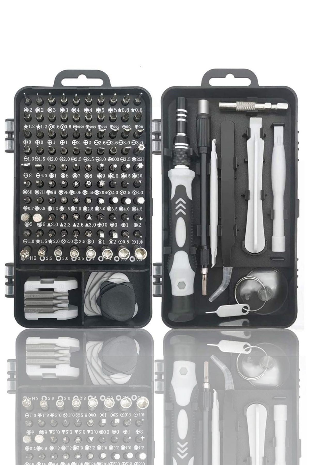 TBL Dekor® Hassas Tornavida Seti Bilgisayar Pc Telefon Onarım Aracı Seti Manyetik 115 in 1 Tornavida Seti