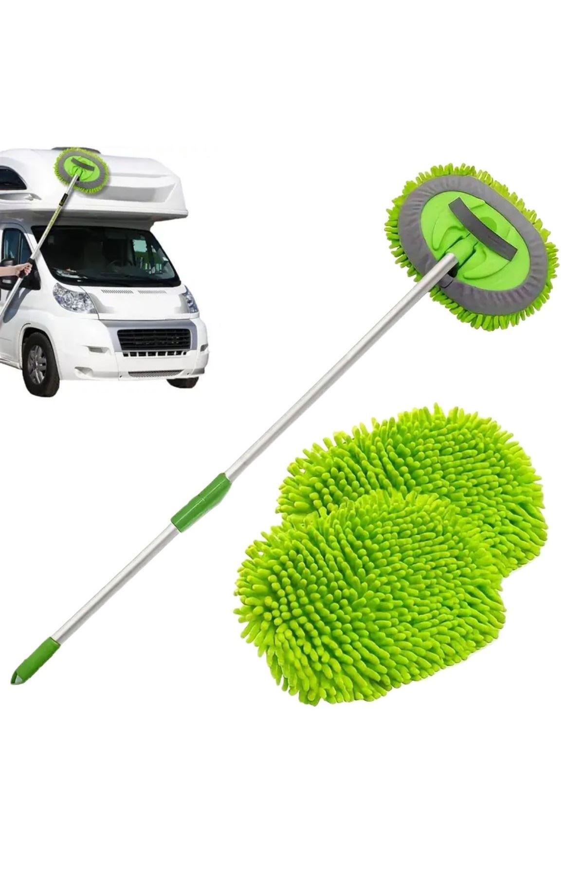 TBL Dekor® Yedek Mikrofiber Bezli Oto Yıkama Mop Seti