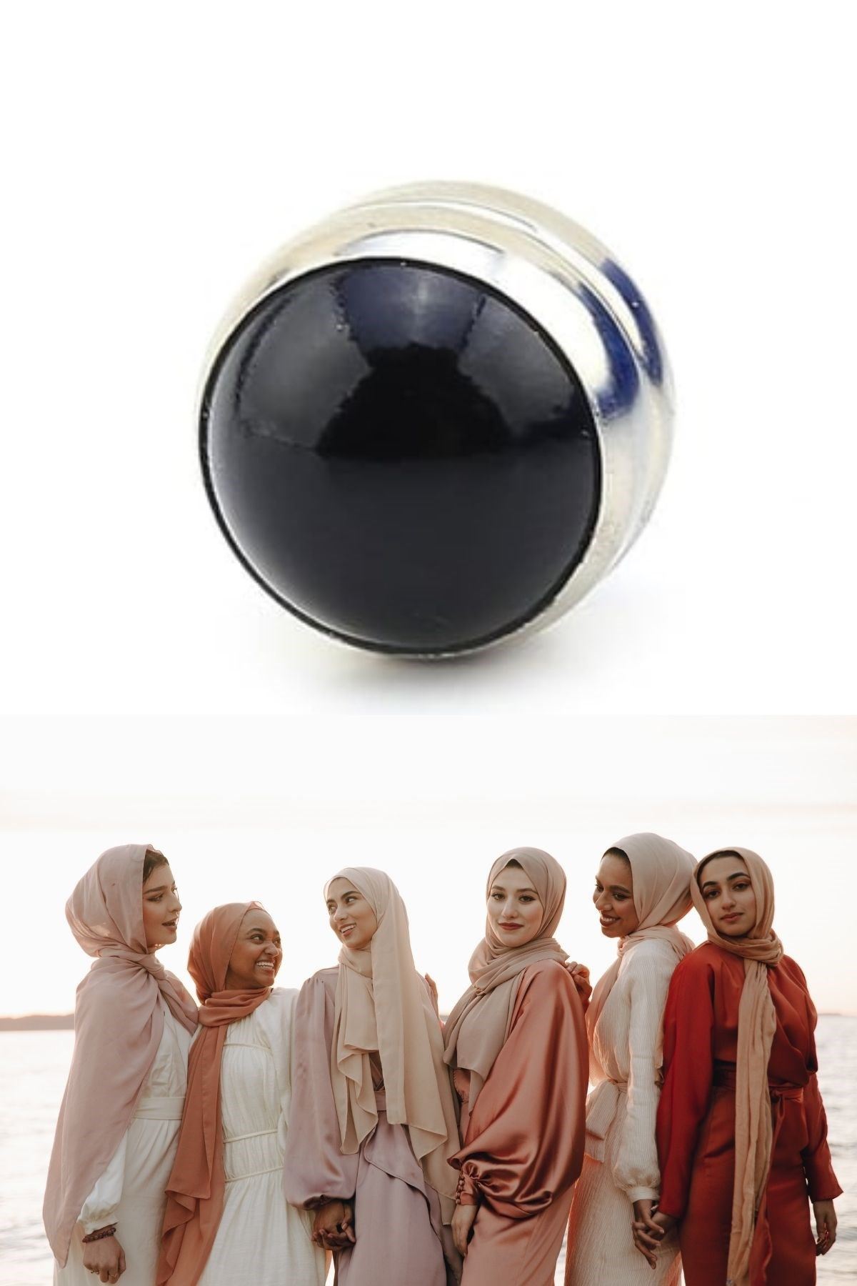 TBL Dekor® Tekli Güçlü Mıknatıslı Eşarp Şal Mıknatısı