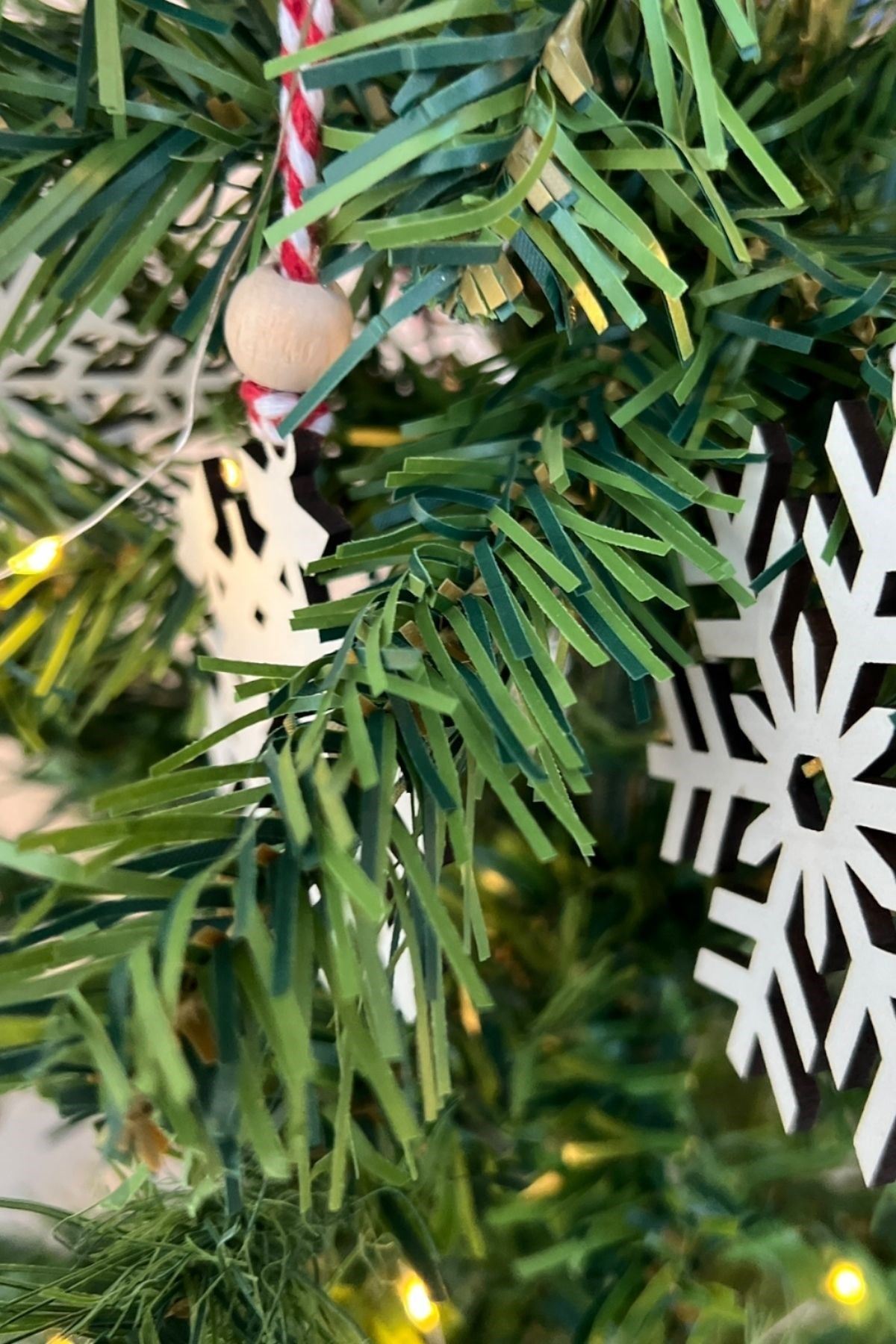 Ahşap Yılbaşı Ağaç Süsü-BY15